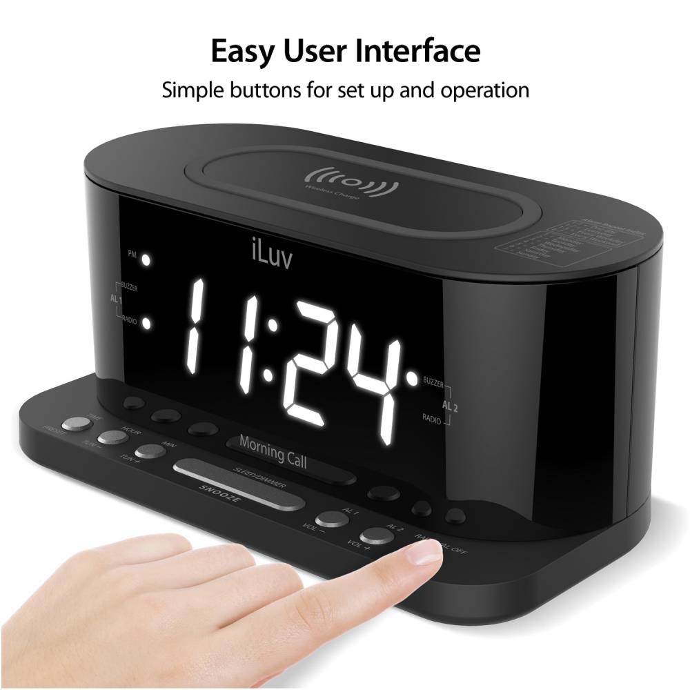 iLuv MORCAL5QULBK Indoor-Outdoor-Clocks - View #7