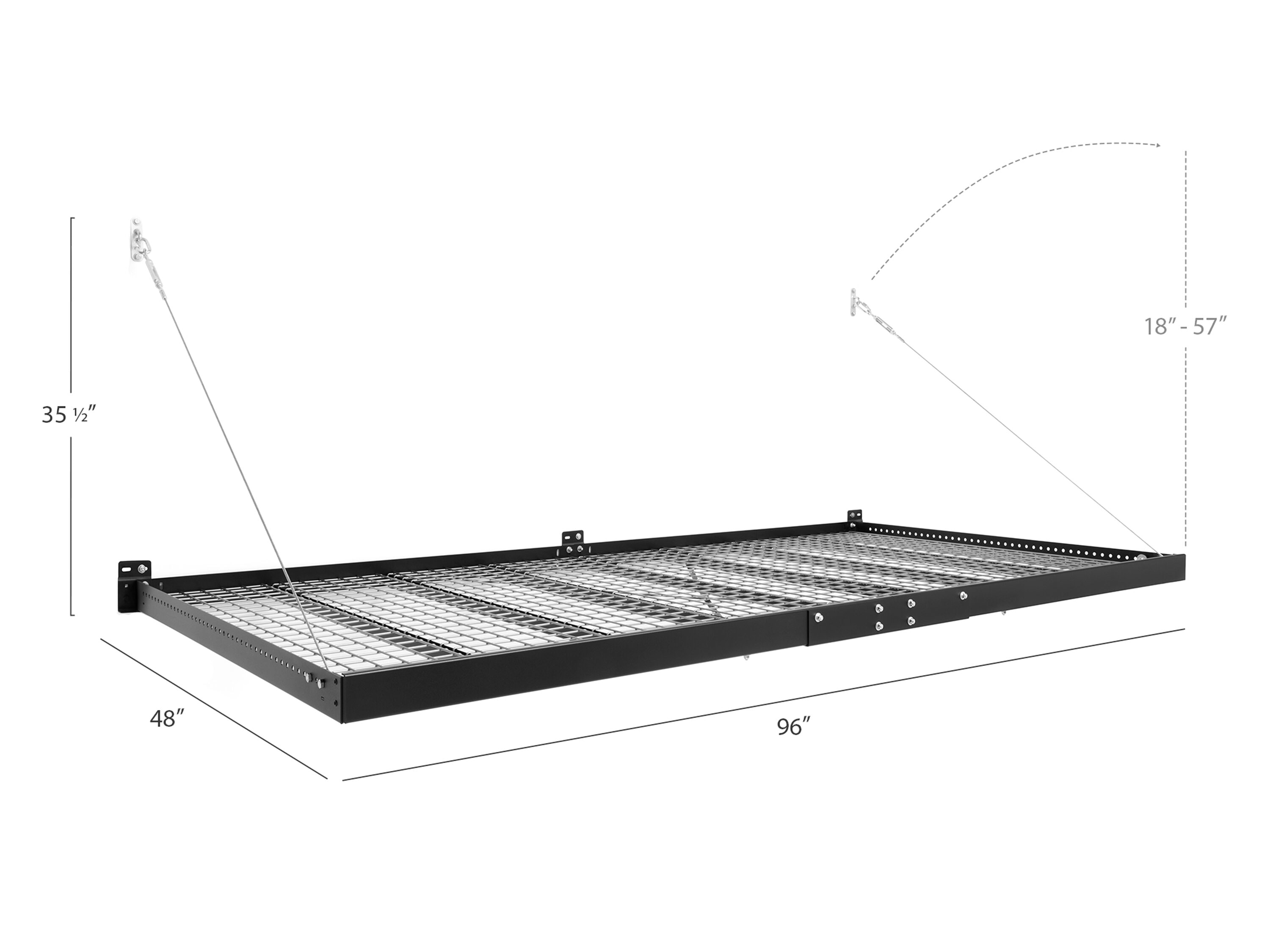 NewAge Products 40400 Wall-Mounted-Shelving - View #5