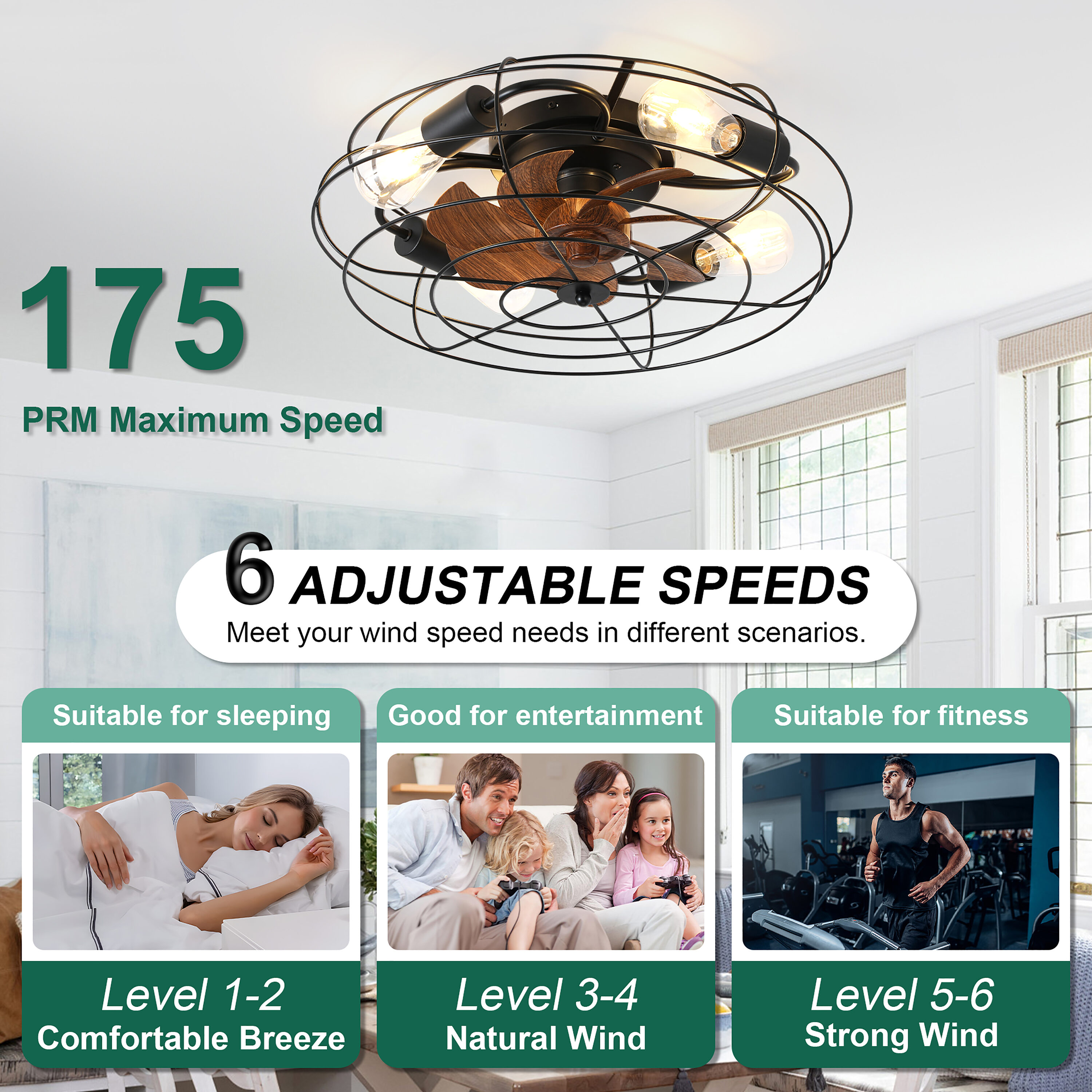 Cusp Barn CS20GED35B Ceiling-Fans - View #3