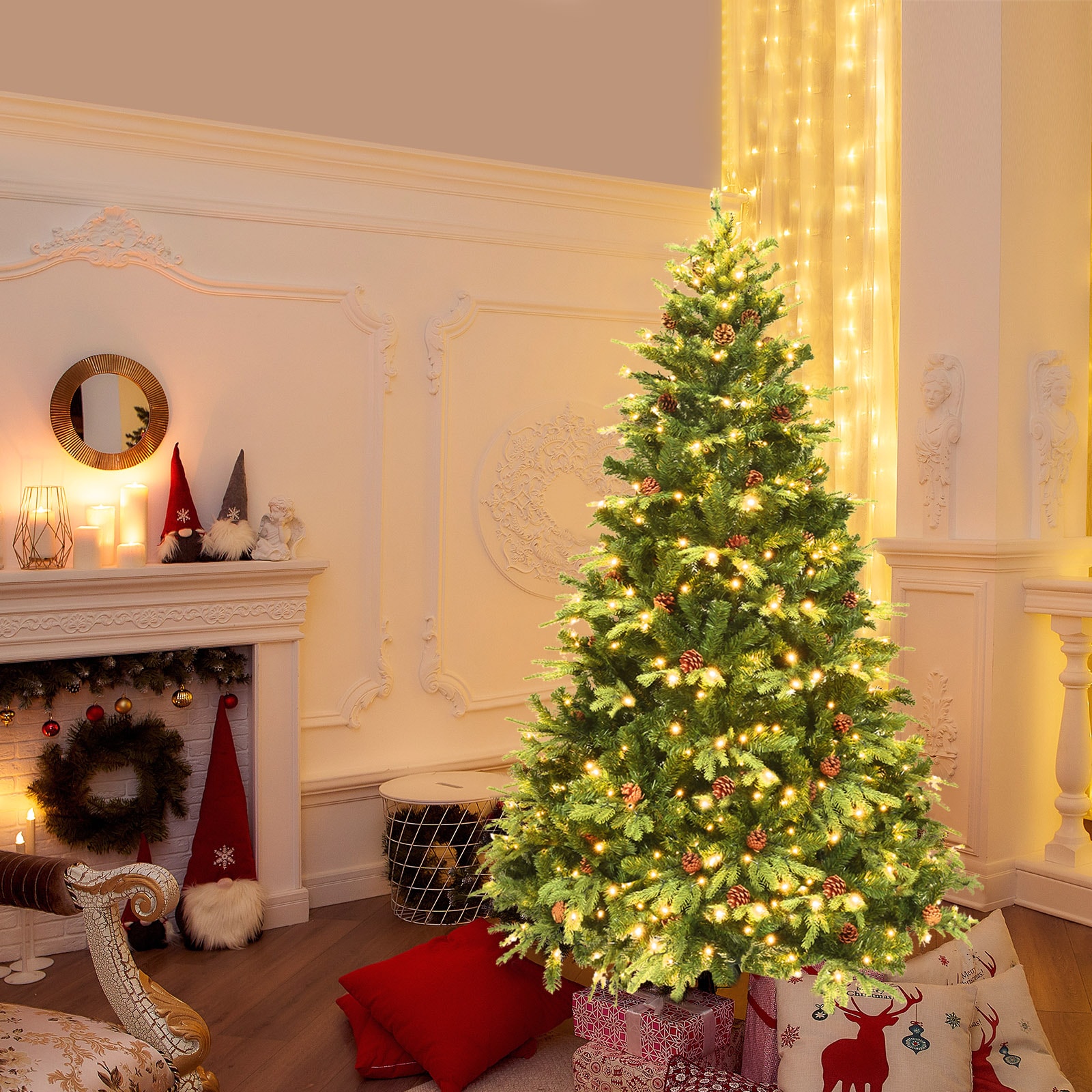 WELLFOR CM-HWY-20635 Artificial-Christmas-Trees - View #4