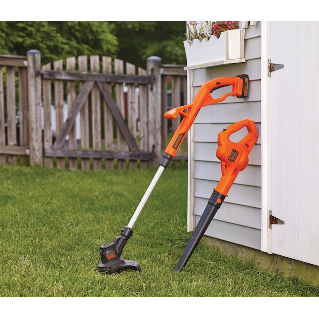 BLACK+DECKER 20-volt Max String Trimmer 1.5 Ah (Battery and Charger  Included) in the String Trimmers department at