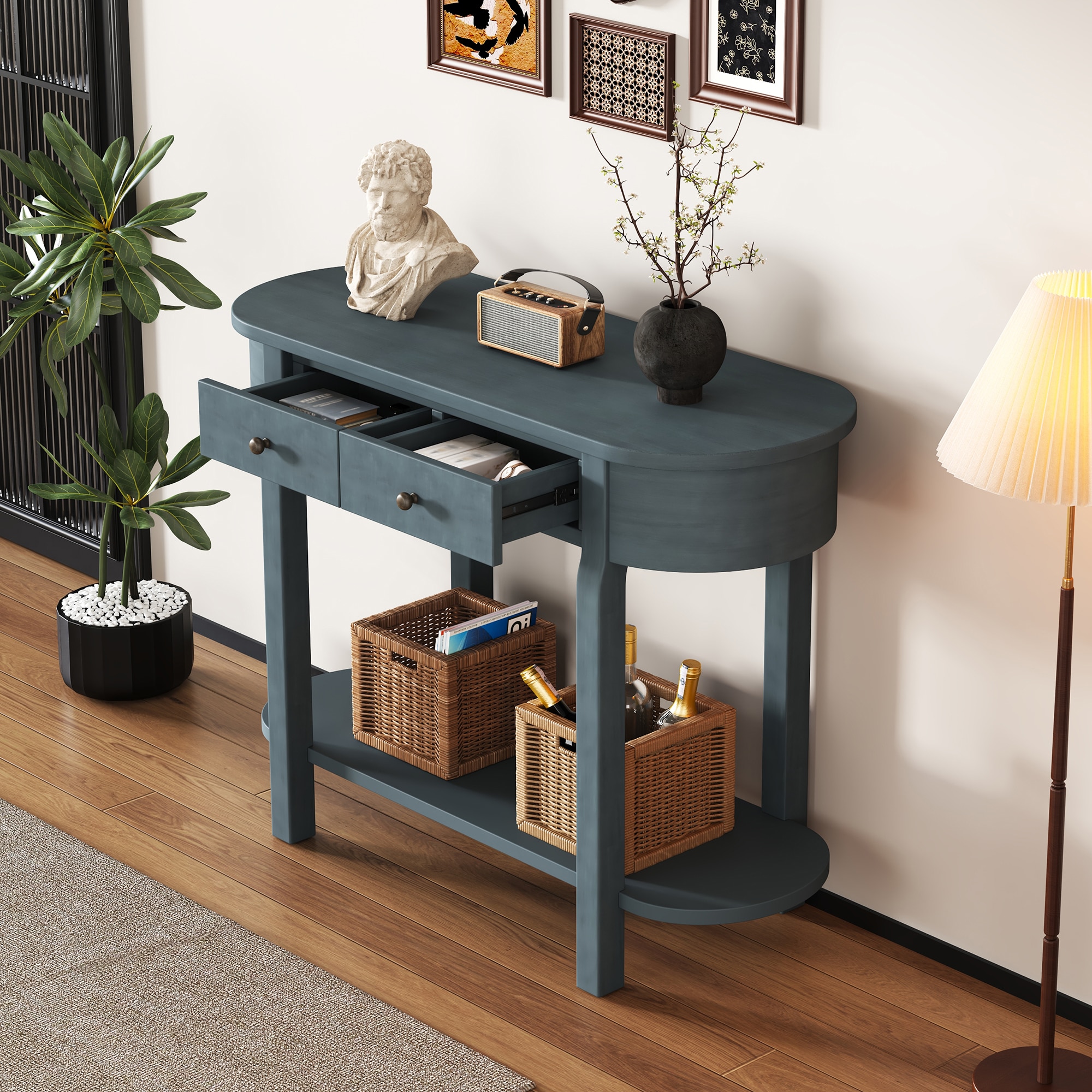 SINOFURN SYA330198BL Console-Sofa-Tables - View #2