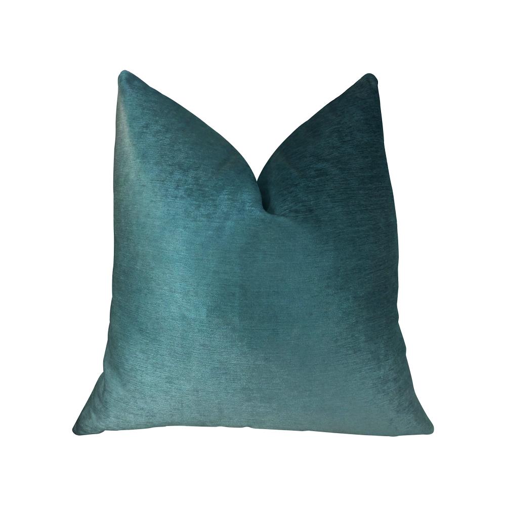 Plutus Brands PBRAZ381-1220-DP Aqua Dulce 12-in x 20-in Teal Indoor Decorative Pillow