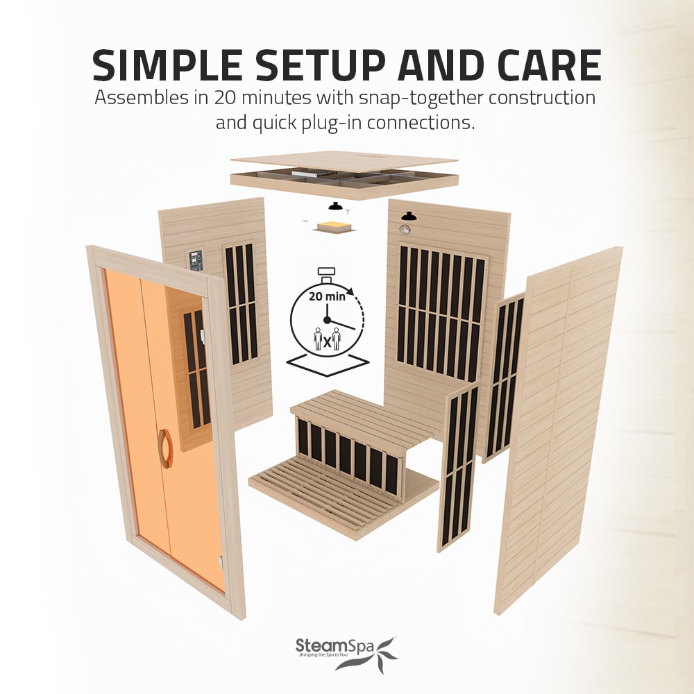 SteamSpa SC-SS0014-GS Indoor-Saunas - View #6