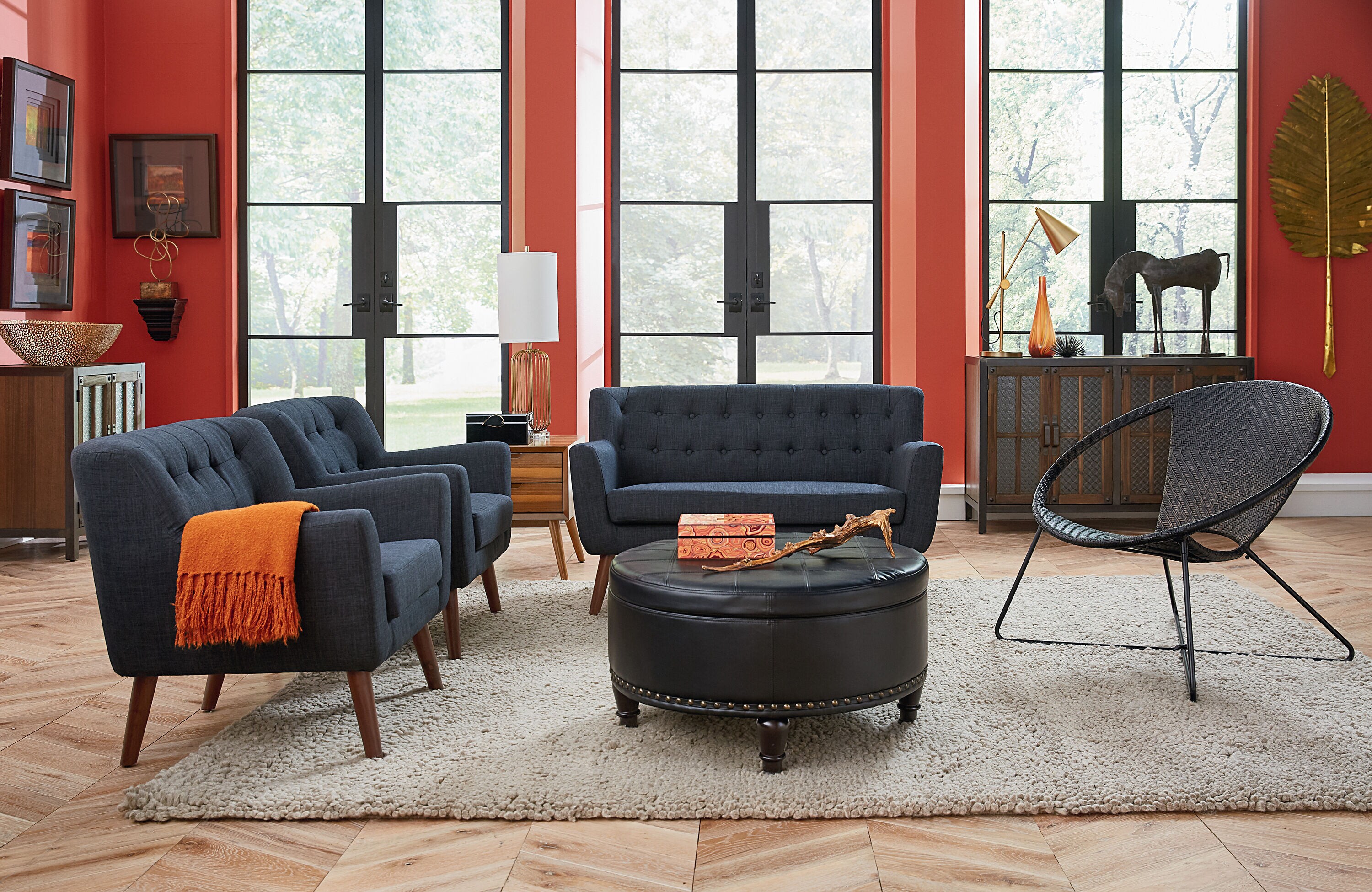 OSP Home Furnishings MLL52-M19 Sofas-Loveseats - View #7