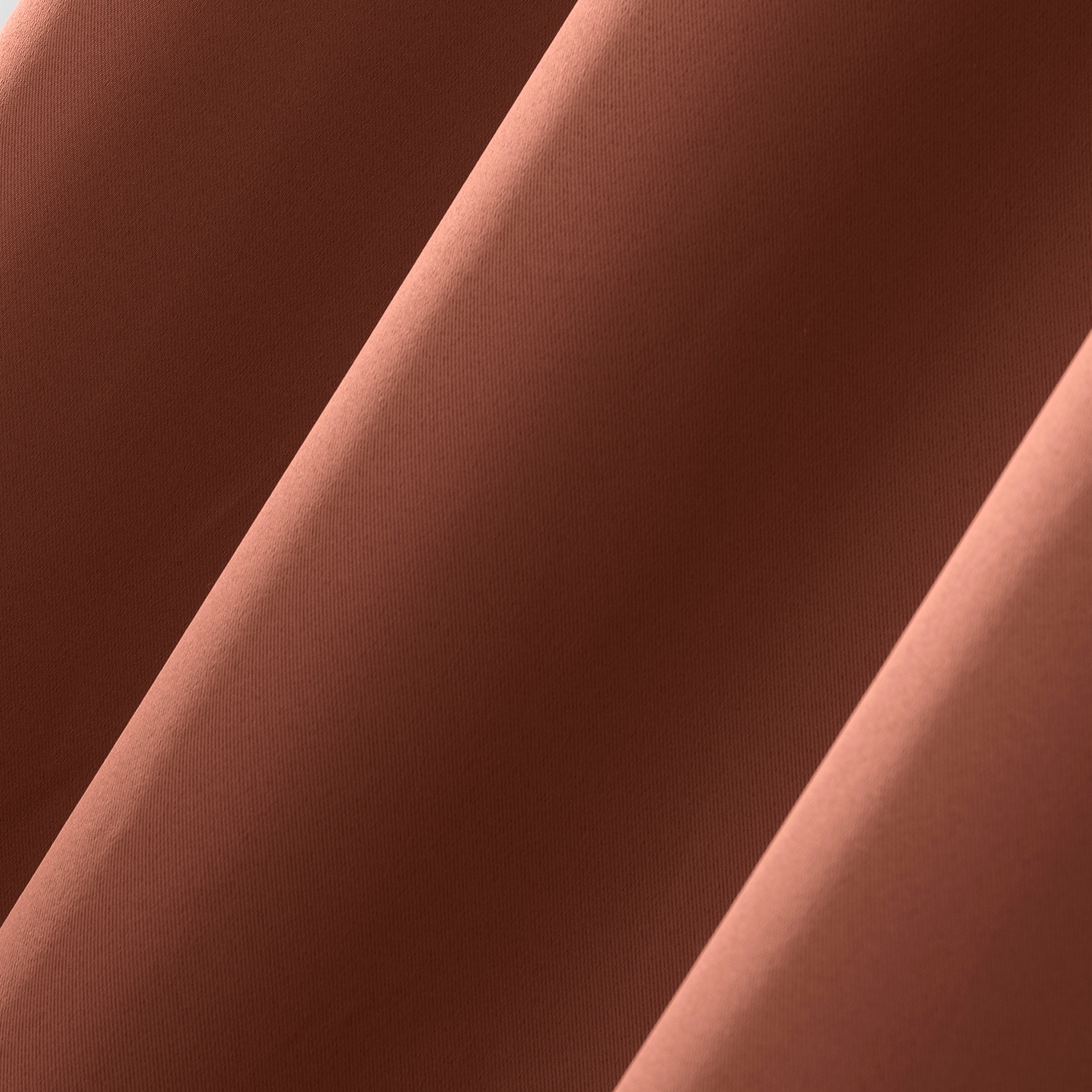 Terracotta Blackout Grommet Curtain Panel, 40" x 84" Polyester