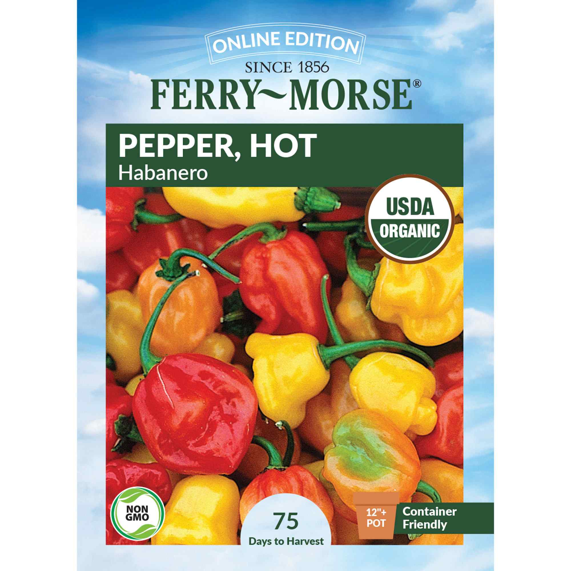 Ferry-Morse LC25.9534 Organic Pepper Seeds 400 Milligram(s)