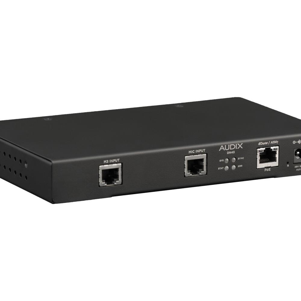  TCNCD382499 Audix AUD-DN43 Dante AES67 Interface for M3 Plus Single Element Mic