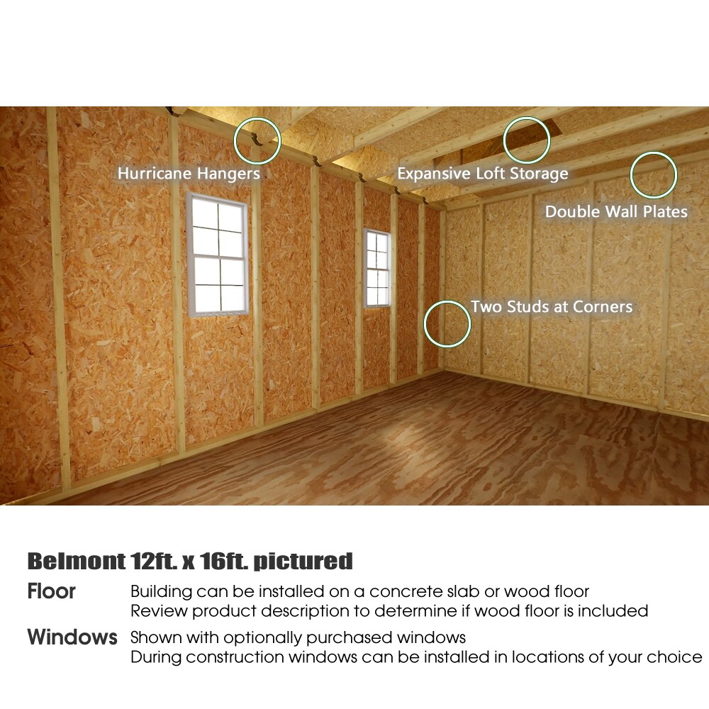 Best Barns BELMONT1224DF Wood-Storage-Buildings - View #7