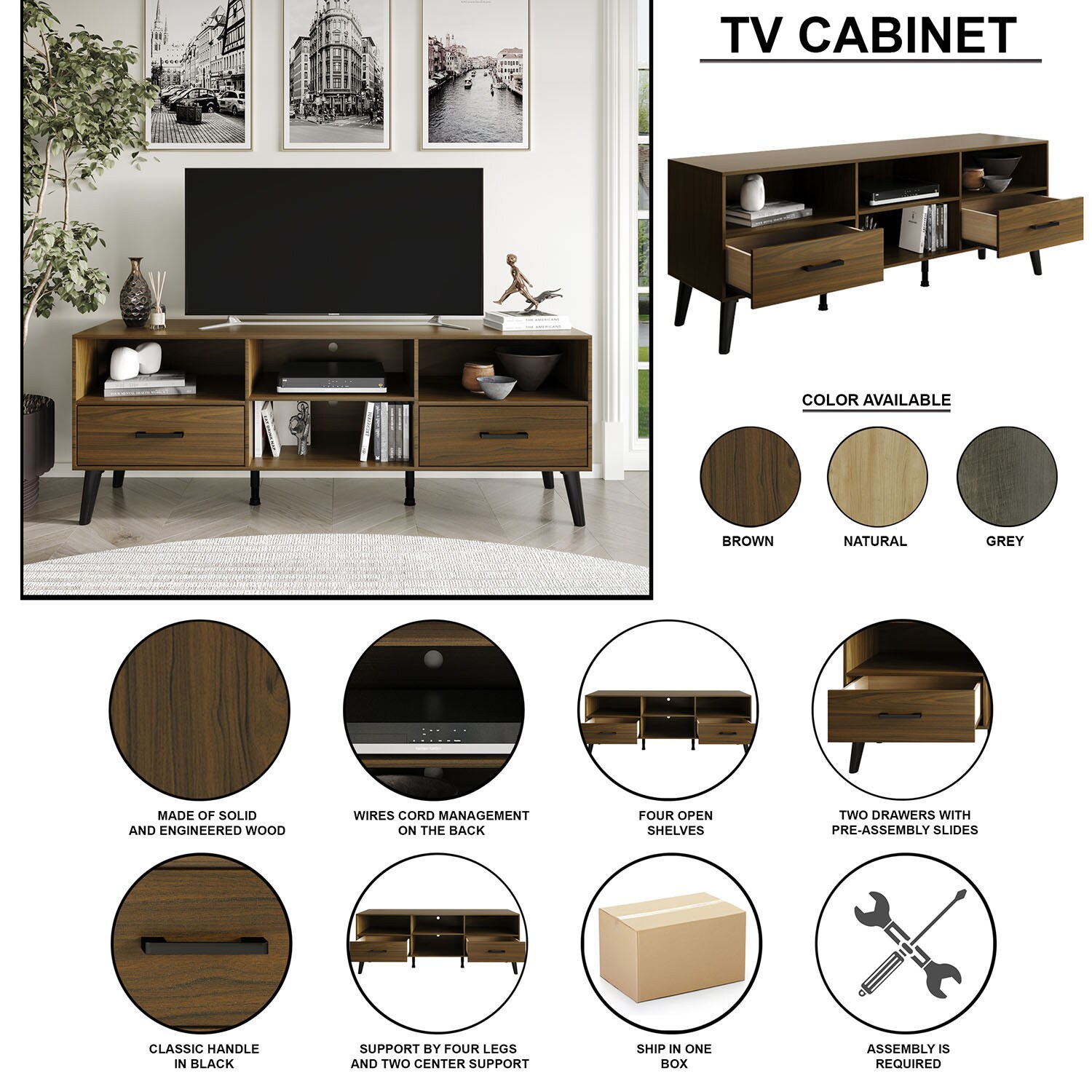 ChaletPosh C7046TV-LOK Tv-Stands - View #9