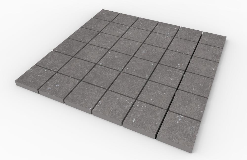 Style Selections Mitte Gray Porcelain Border Tile (12-in x 12-in)