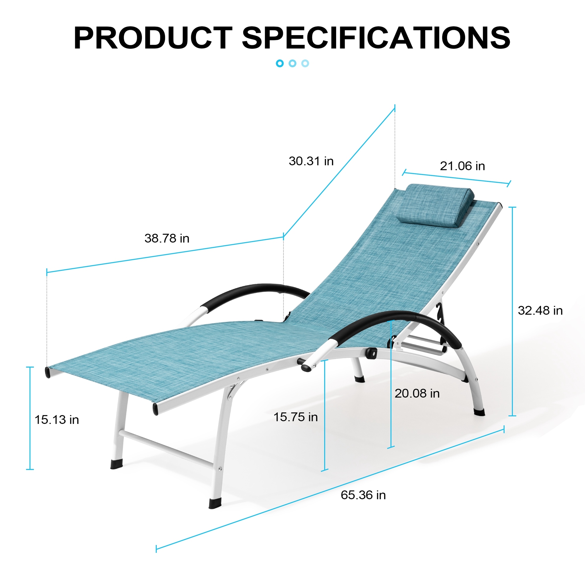 Crestlive Products CL-LG003BLU Patio-Chairs - View #3
