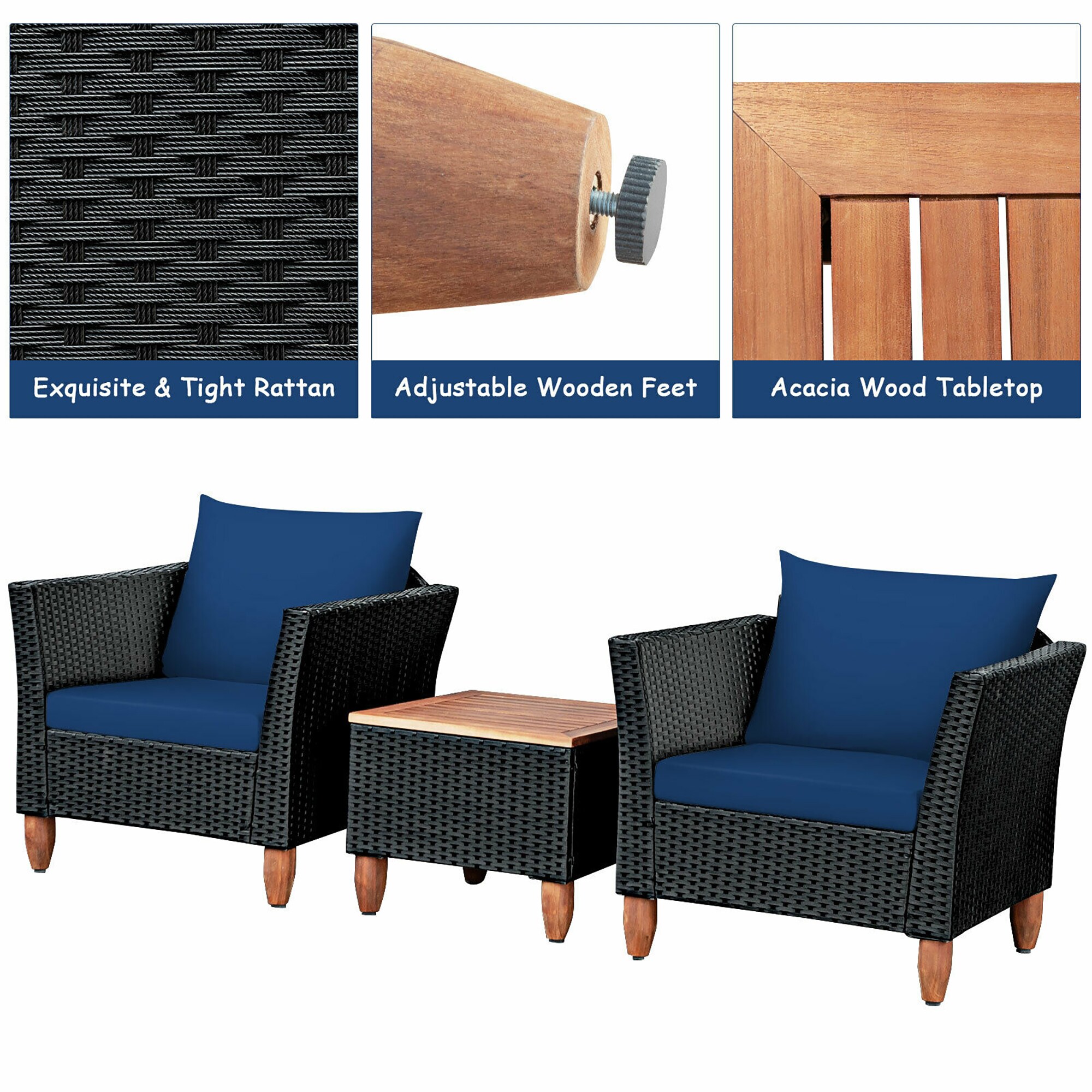 Forclover HYFL-32NY Patio-Conversation-Sets - View #8