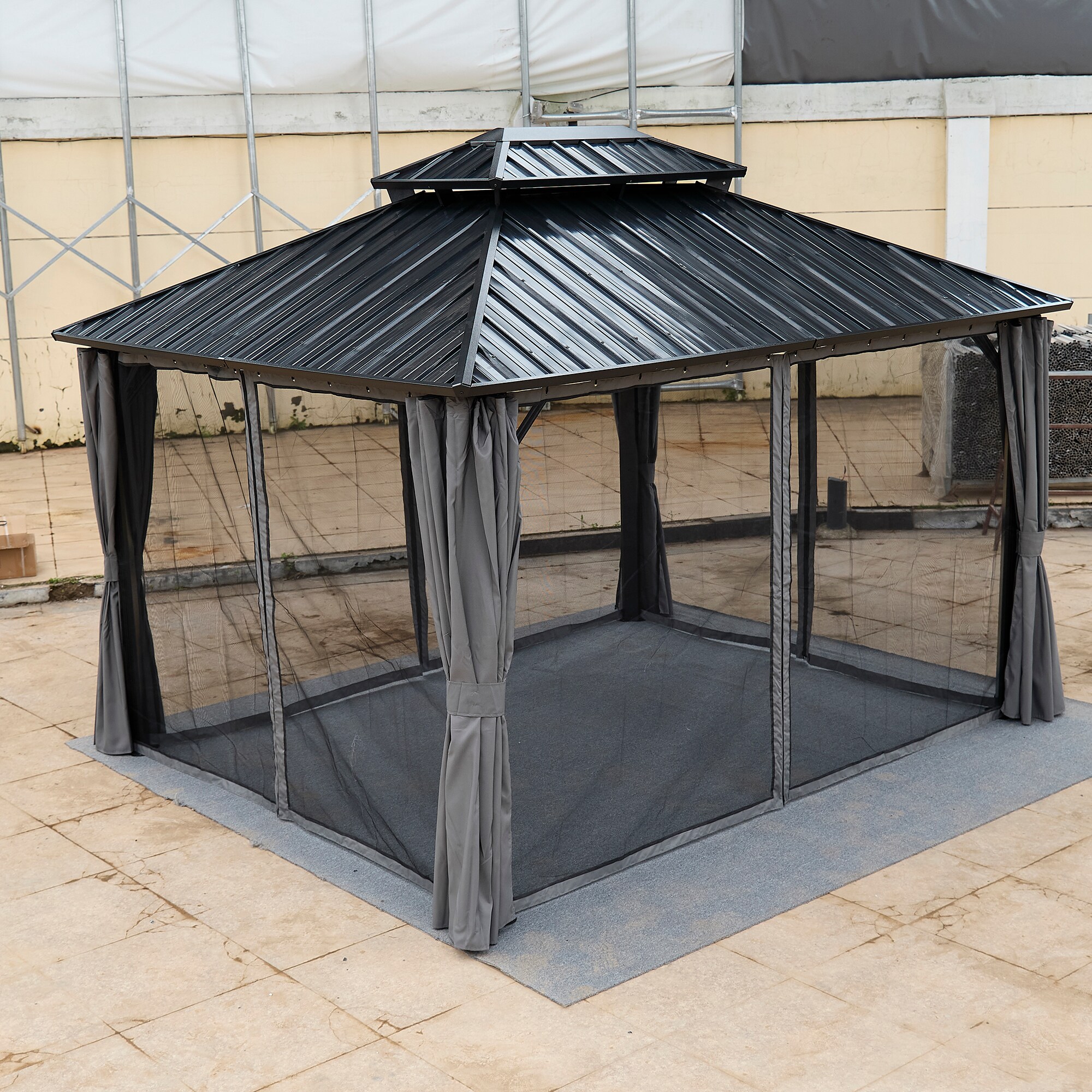 Bybafun YE3500003 Wood-Resin-Gazebos - View #3