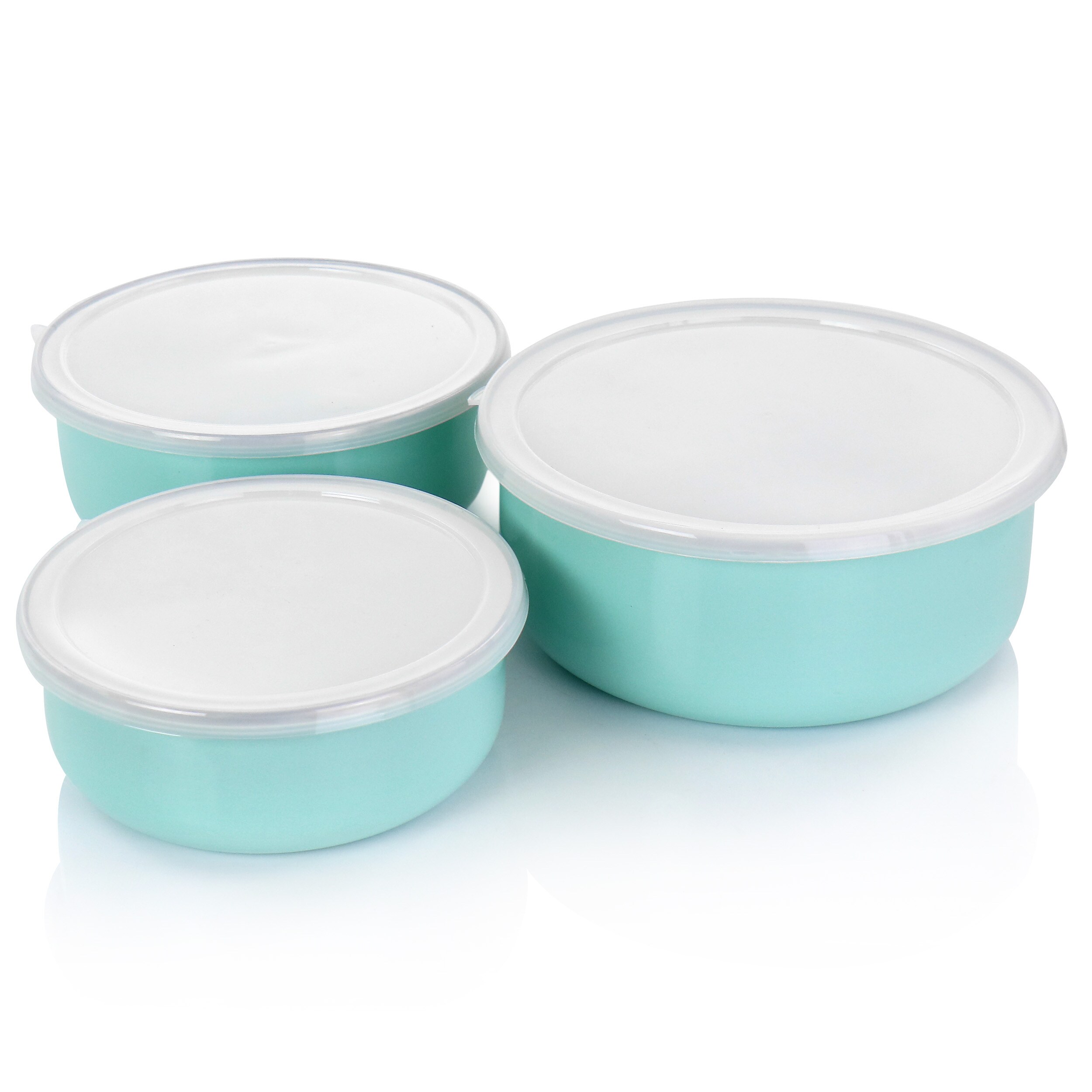 Martha Stewart 6-Pack Multisize Glass Bpa-free Reusable Food Storage  Container Set with Lid in the Food Storage Containers department at