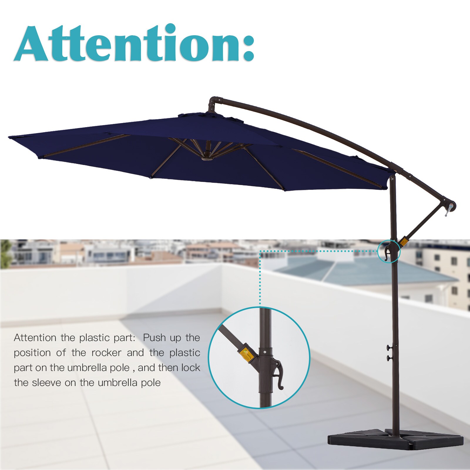 JEAREY JE-SXJS+DDSD-10FT-NA Umbrellas-2 - View #4