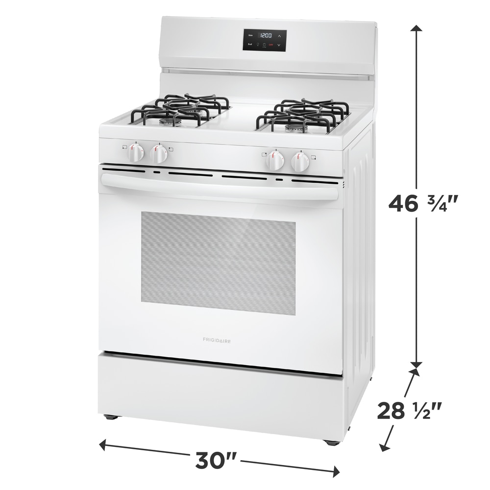 Frigidaire FCRG3051BW Freestanding-Gas-Ranges - View #9
