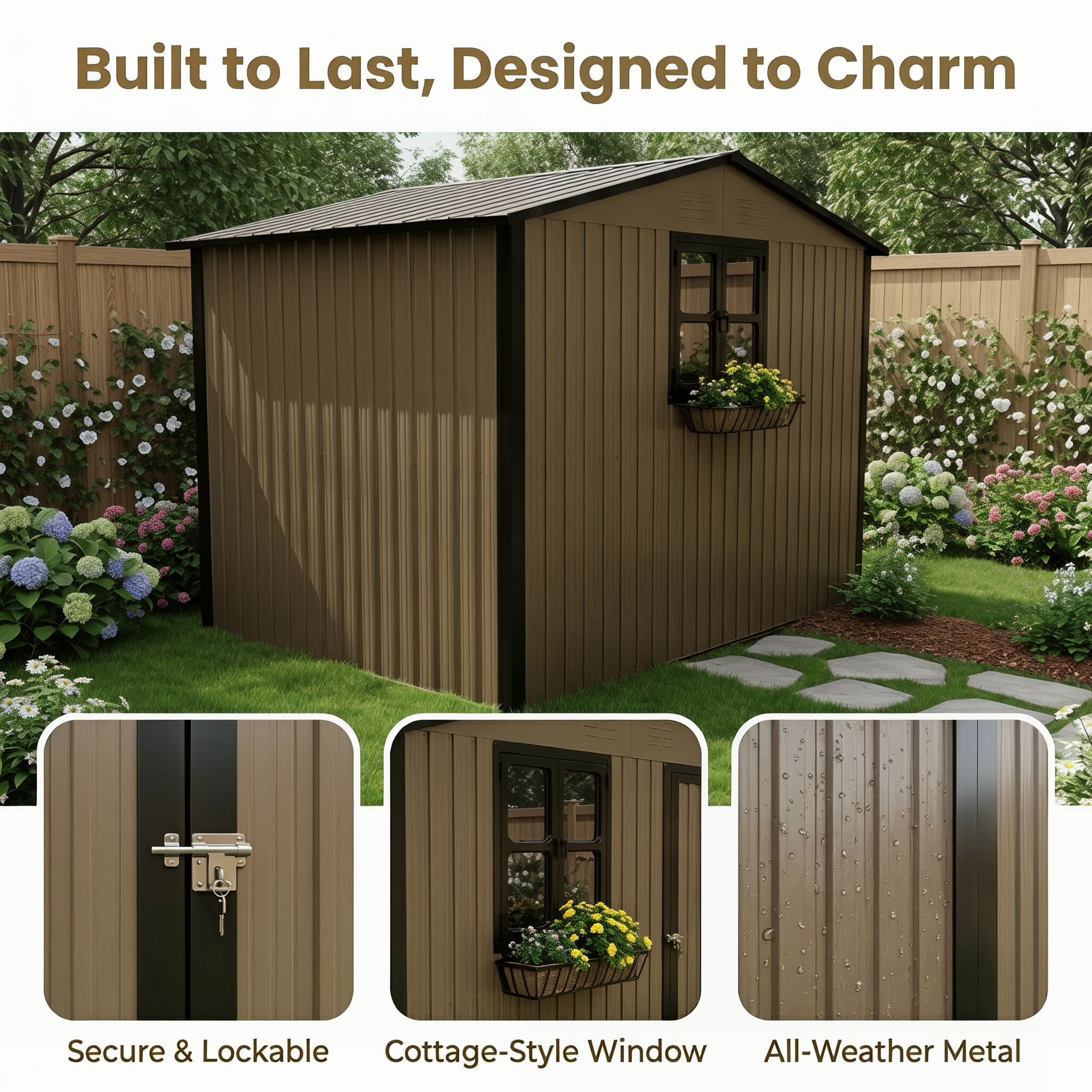 Ama Pear S-OSS-17 Metal-Storage-Buildings-Sheds - View #8