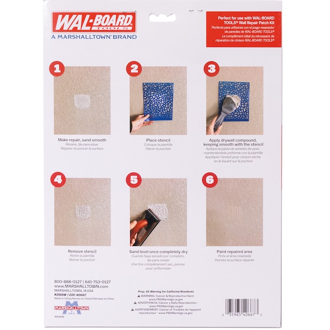 Marshalltown 8-in x 8-in Drywall Repair Patch Marshalltown 8-in x 8-in Drywall Repair Patch