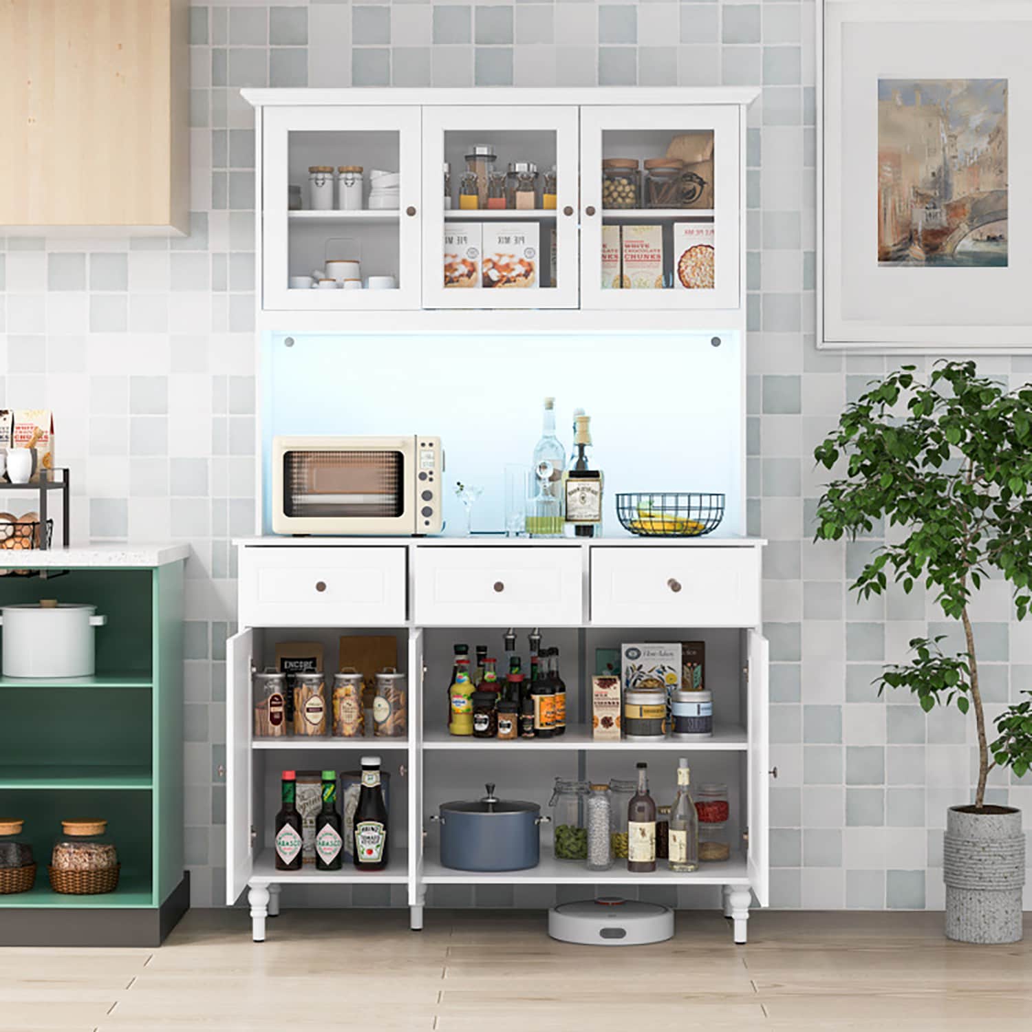 GZMR GZ-KK008W Cabinets-Kitchen - View #2
