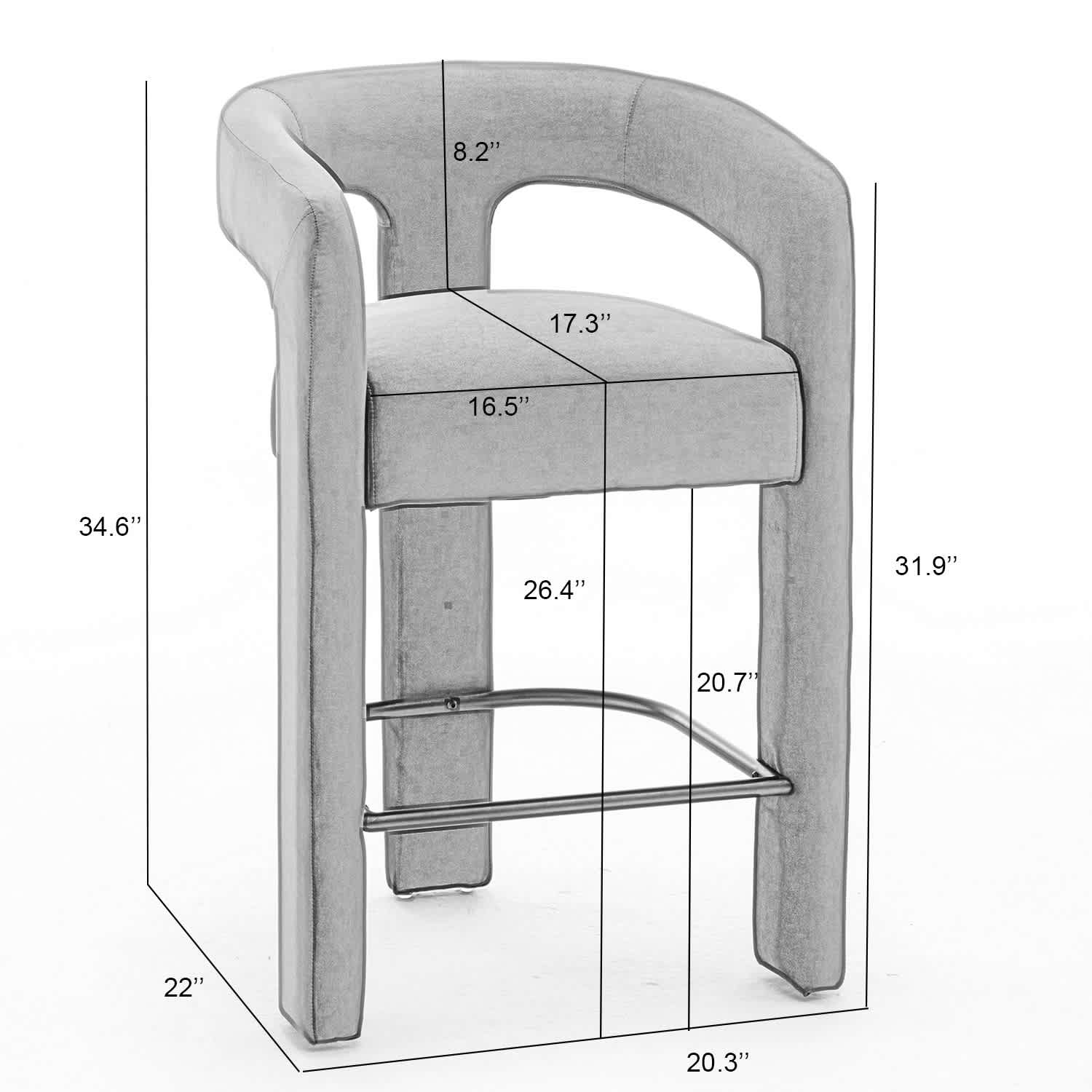 SEYNAR XY831GREY stools - View #8