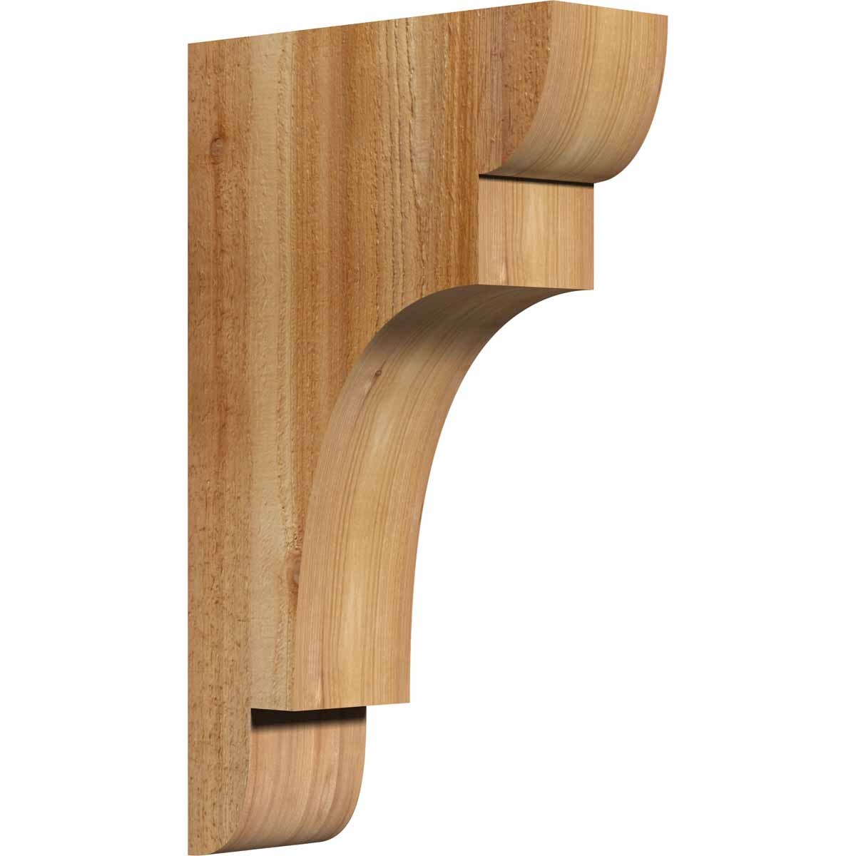 Ekena Millwork COR04X12X20NEB00RWR 4-in x 12-in x 20-in New brighton Unfinished Western red cedar Wood Paintable/Stainable Corbel