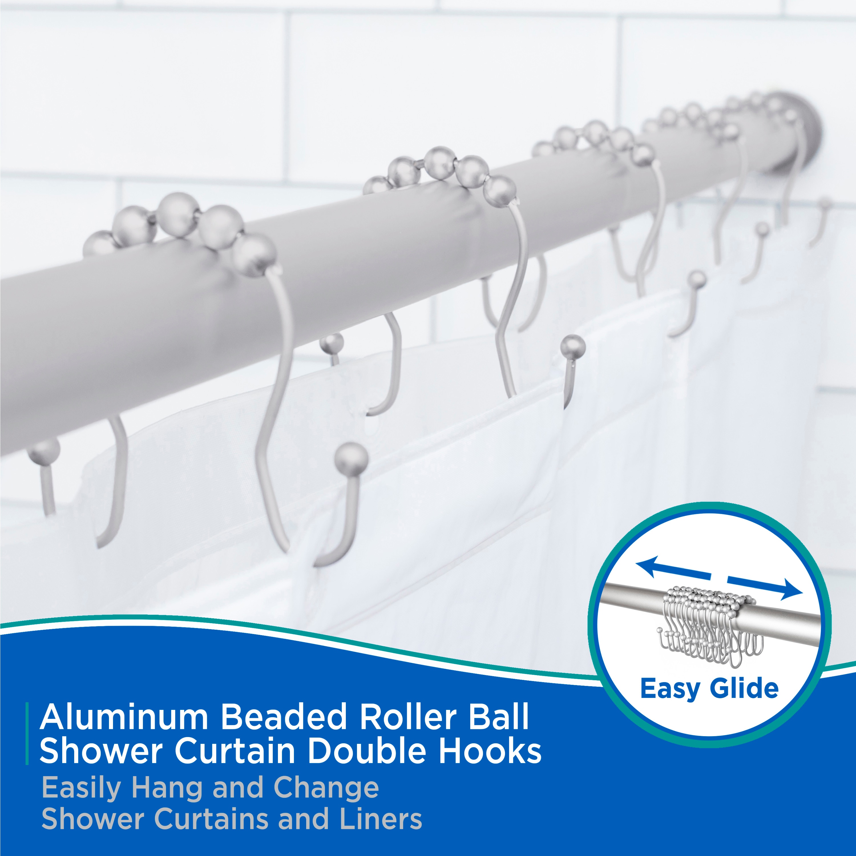 Kenney KN67124 Shower-Rings-Hooks - View #3