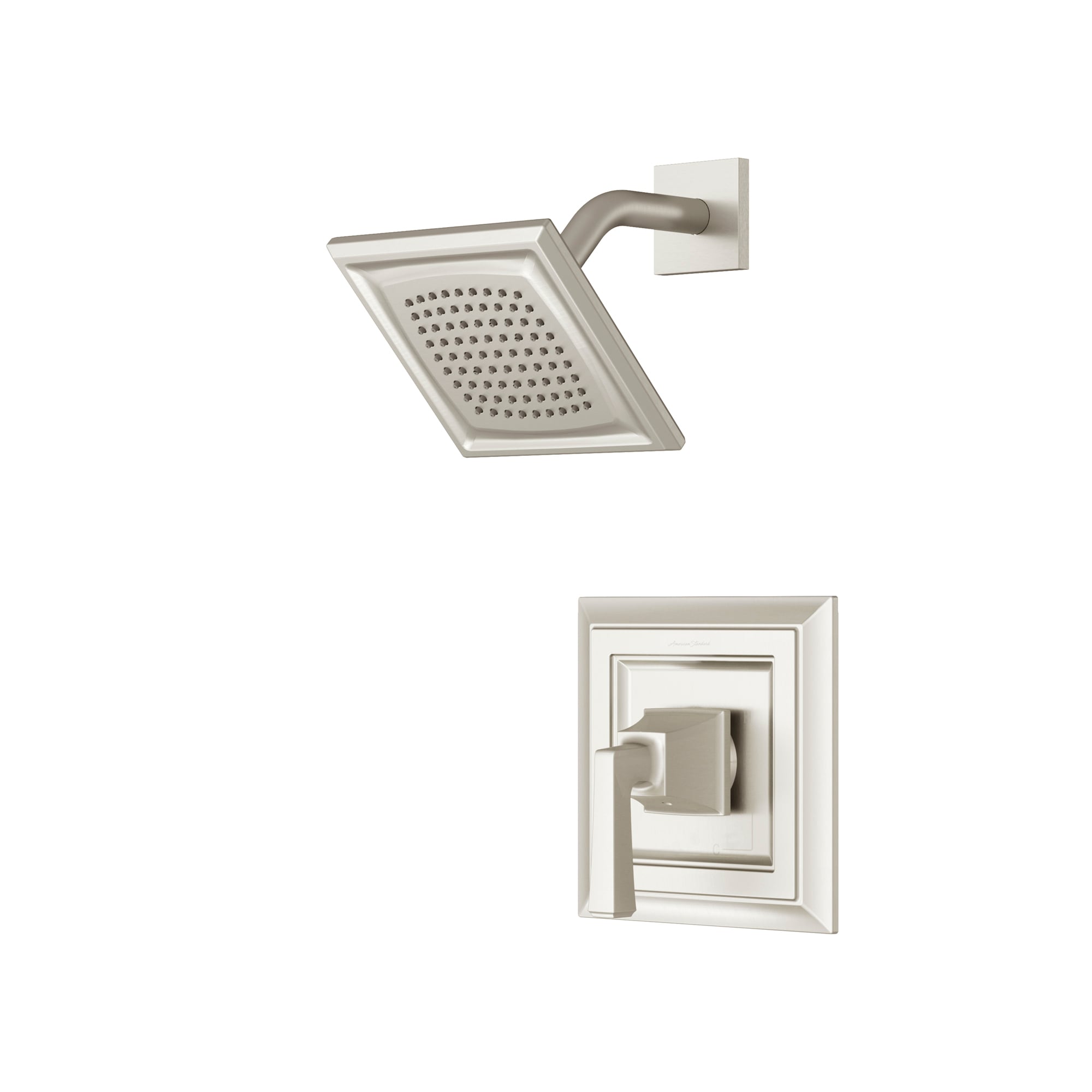 Brushed Nickel Wall Mounted Shower Trim Kit