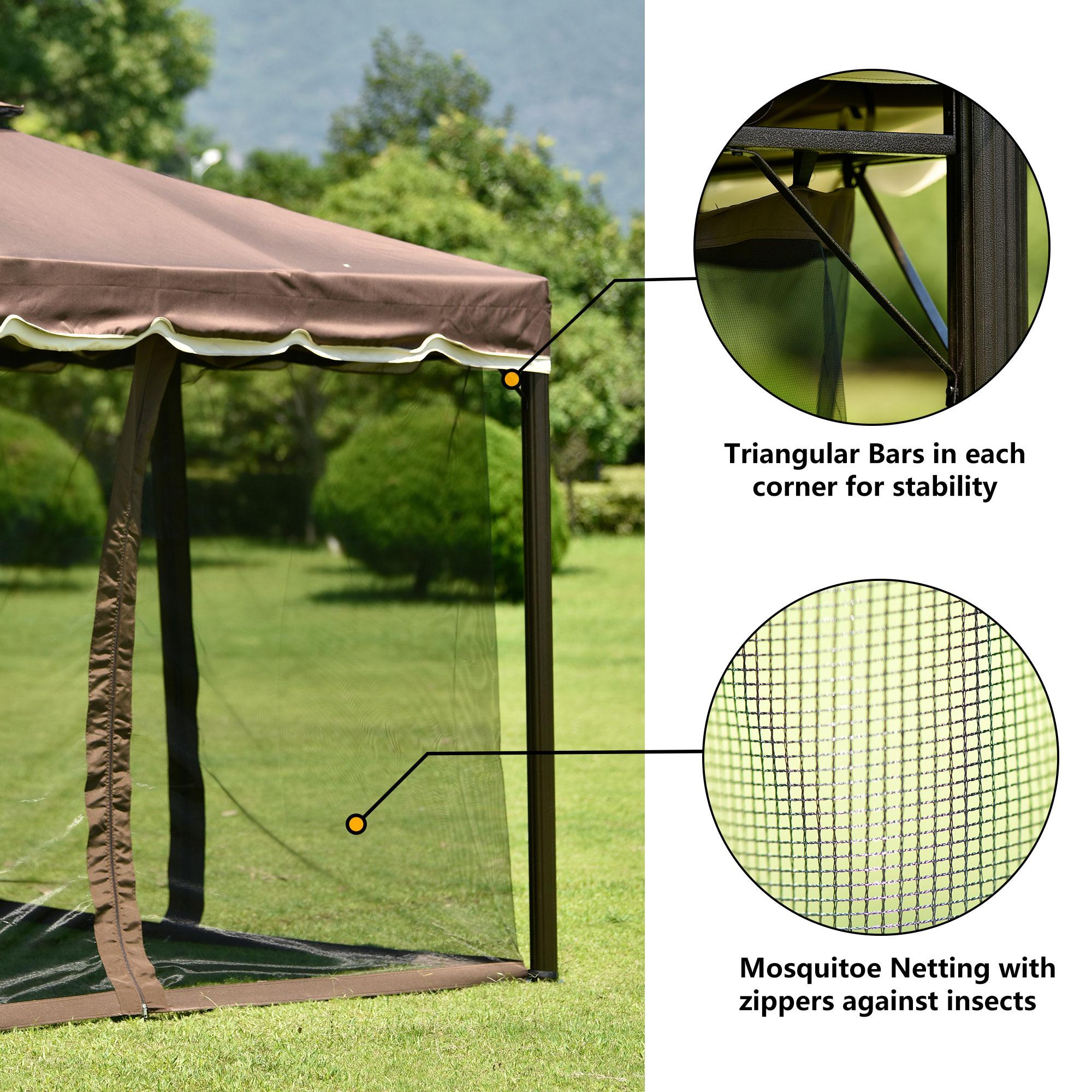 Bayfeve BF-541D-GZB Wood-Resin-Gazebos - View #6