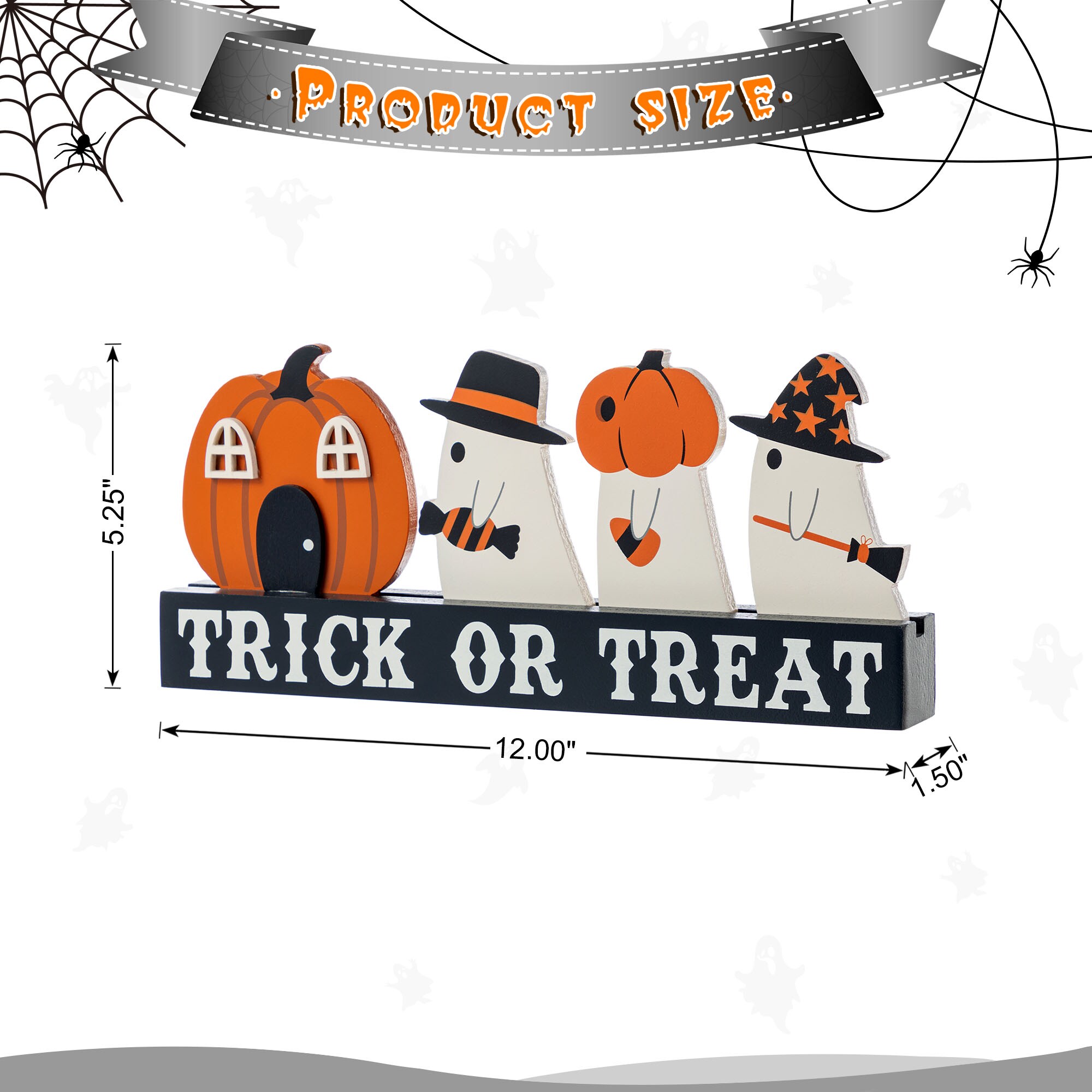 Glitzhome 2006200050 Table-Halloween-Decor - View #4