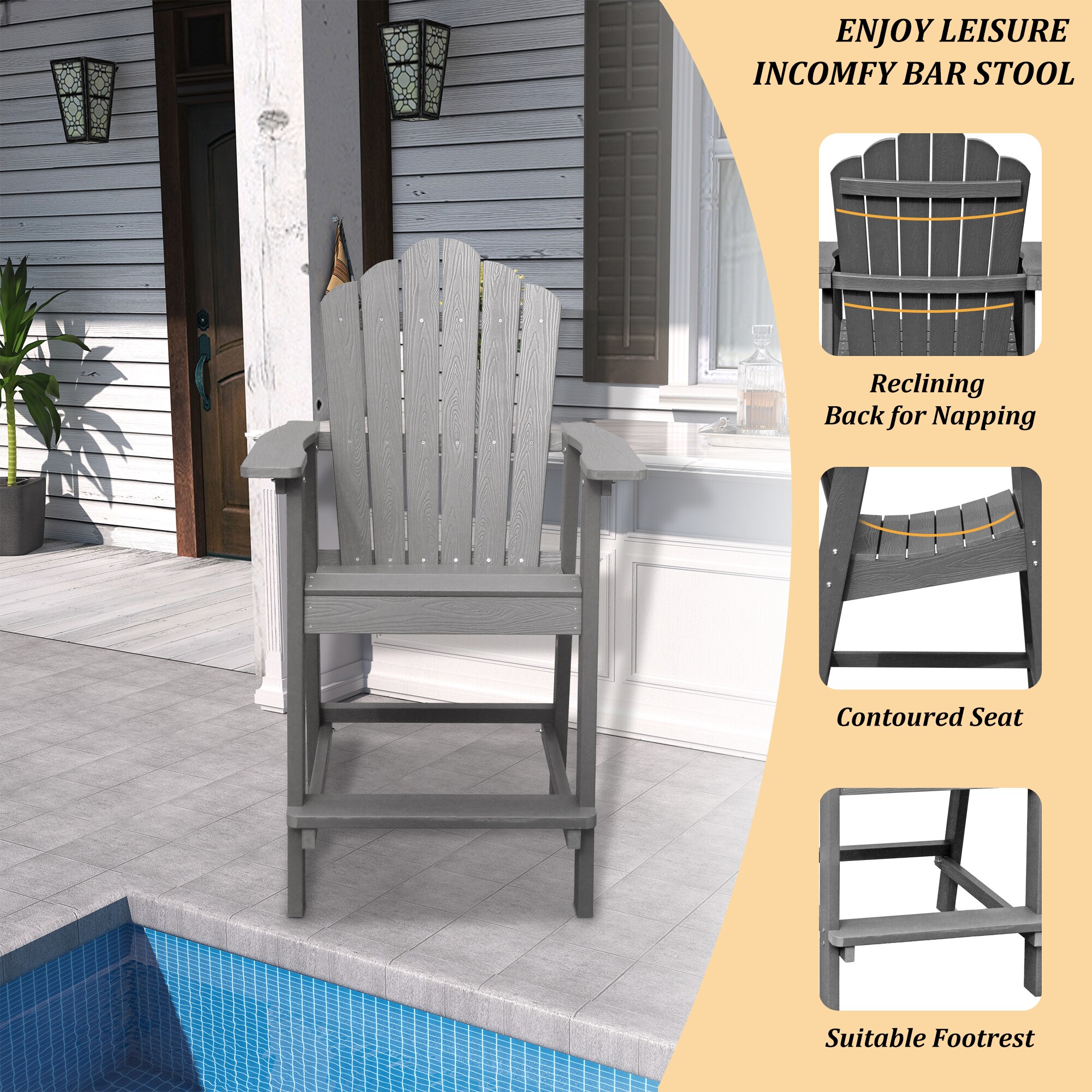 Mondawe MO-BC2-GY Patio-Chairs - View #5