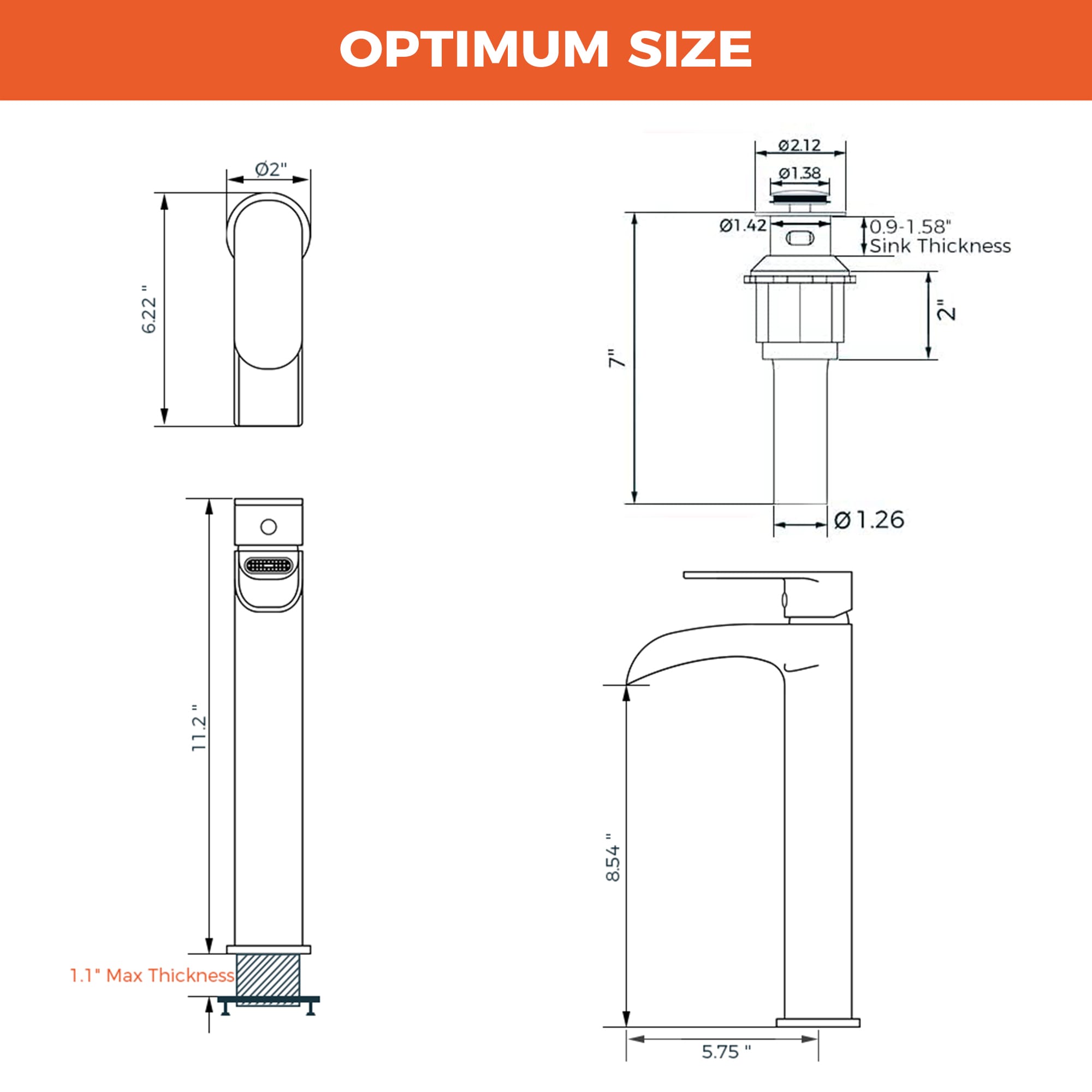 androme AD3A2NH Lavatory-Faucets - View #8