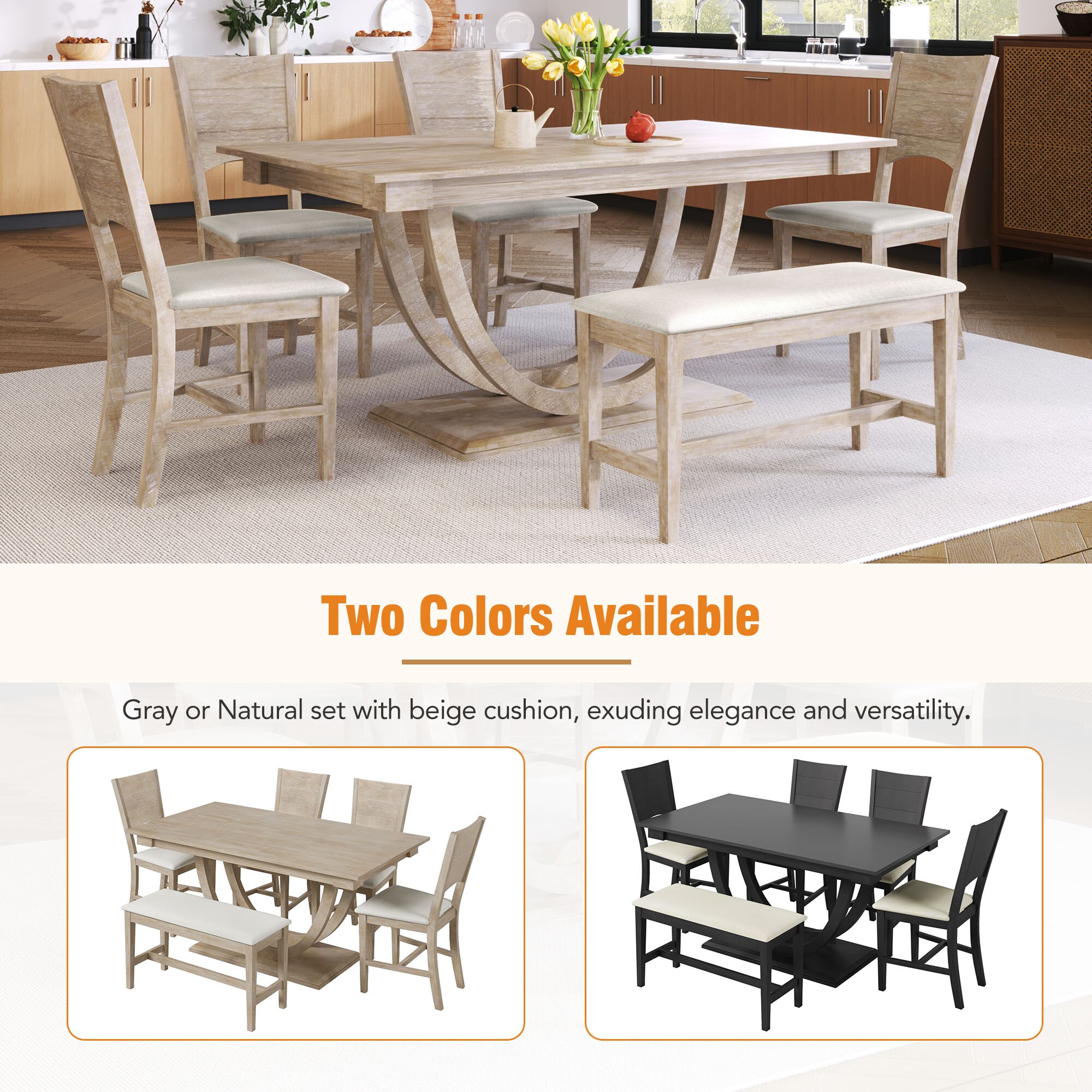 Clihome CL-TO0029A Dining-Sets - View #4
