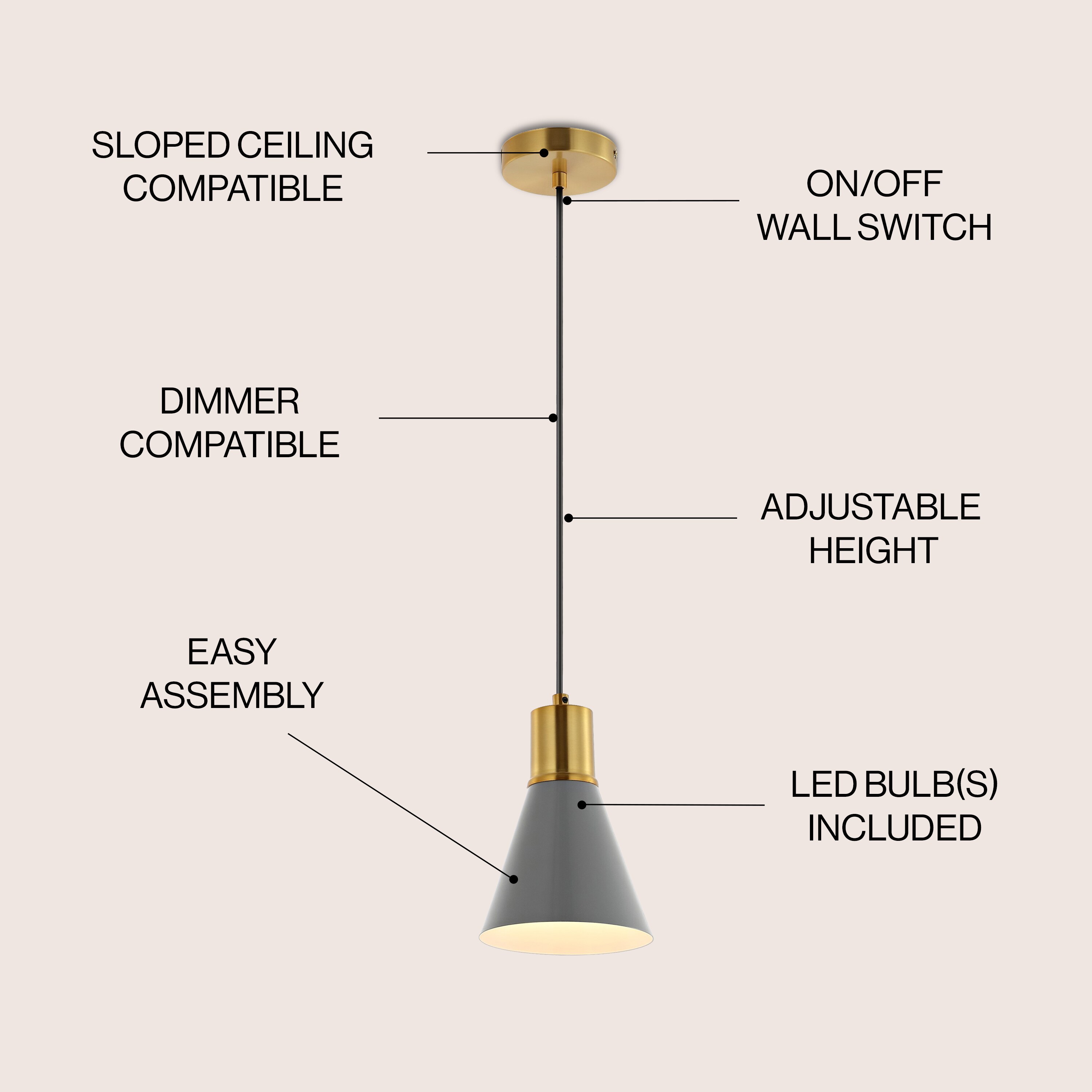 JONATHAN  Y JYL6131C Pendant-Lights - View #3