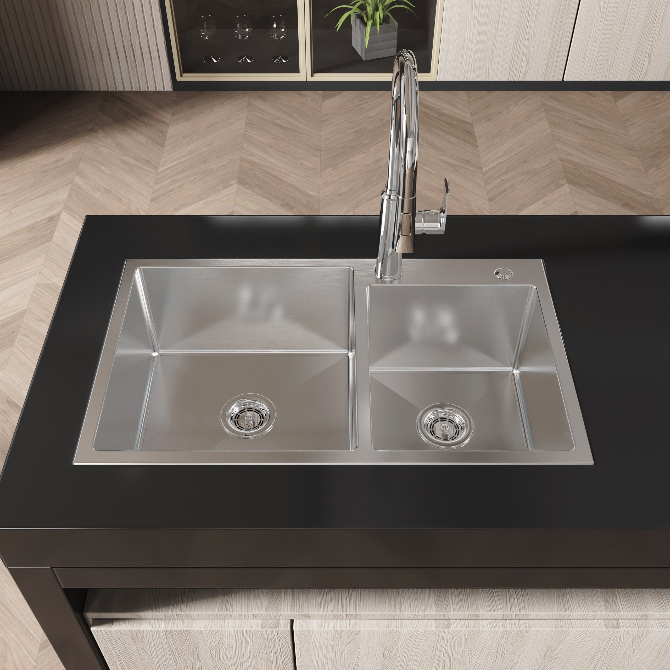 Forclover WHC-SS3018S1ACSL Kitchen-Sinks - View #2