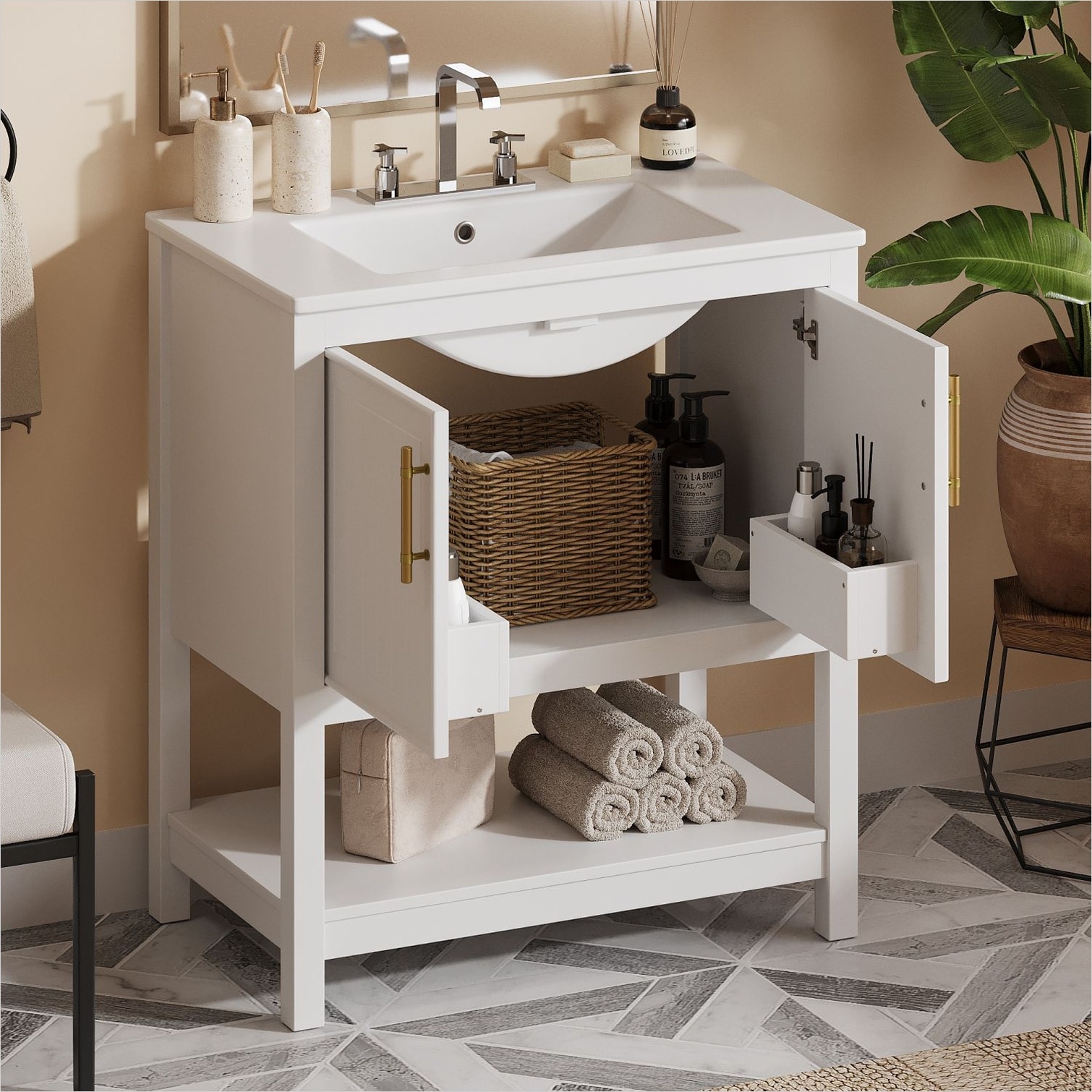 FlowLuxe LNVZCTF5HTJK Vanity-Tops - View #2