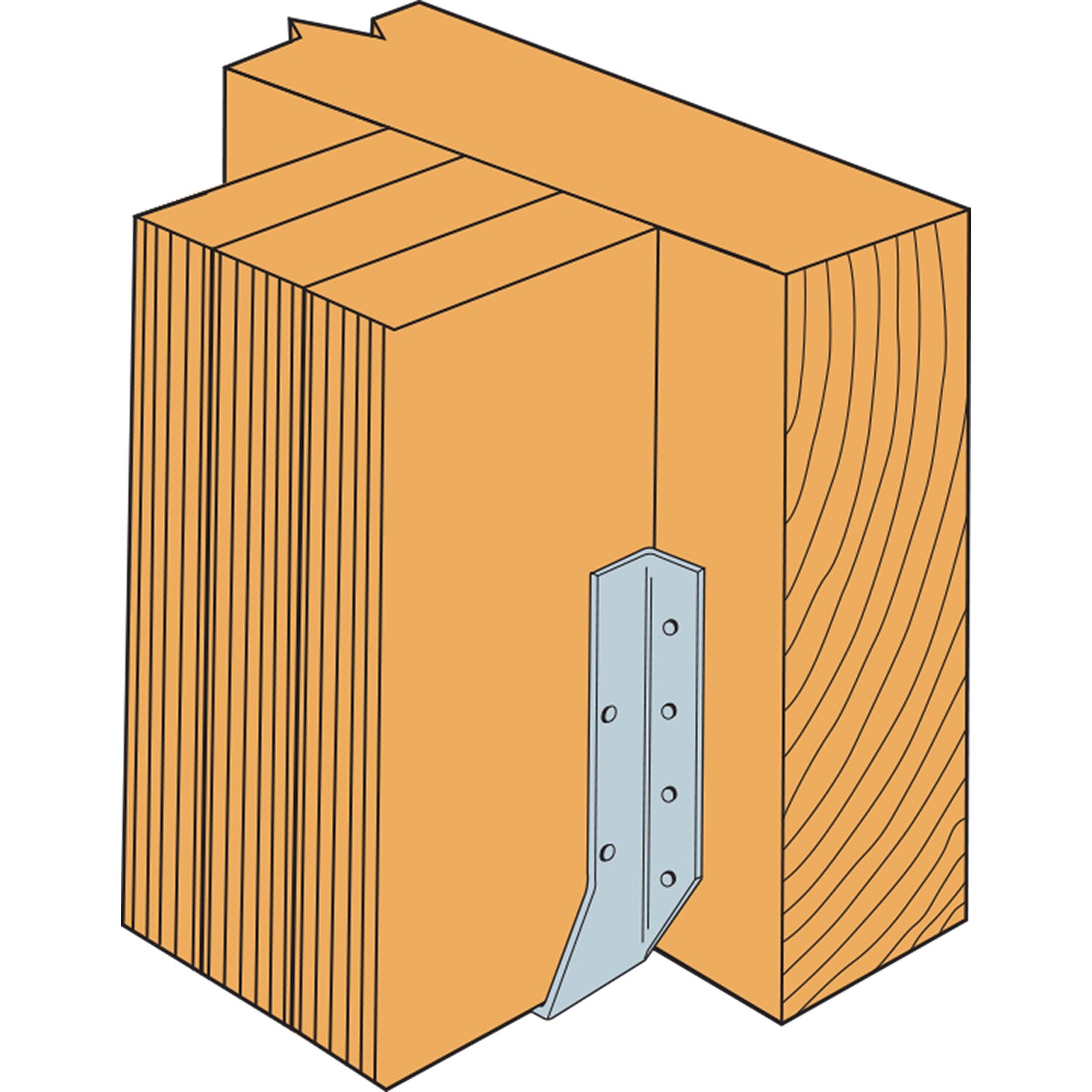 Simpson Strong-Tie Single 2-in x 12-in 14-Gauge G90 Galvanized