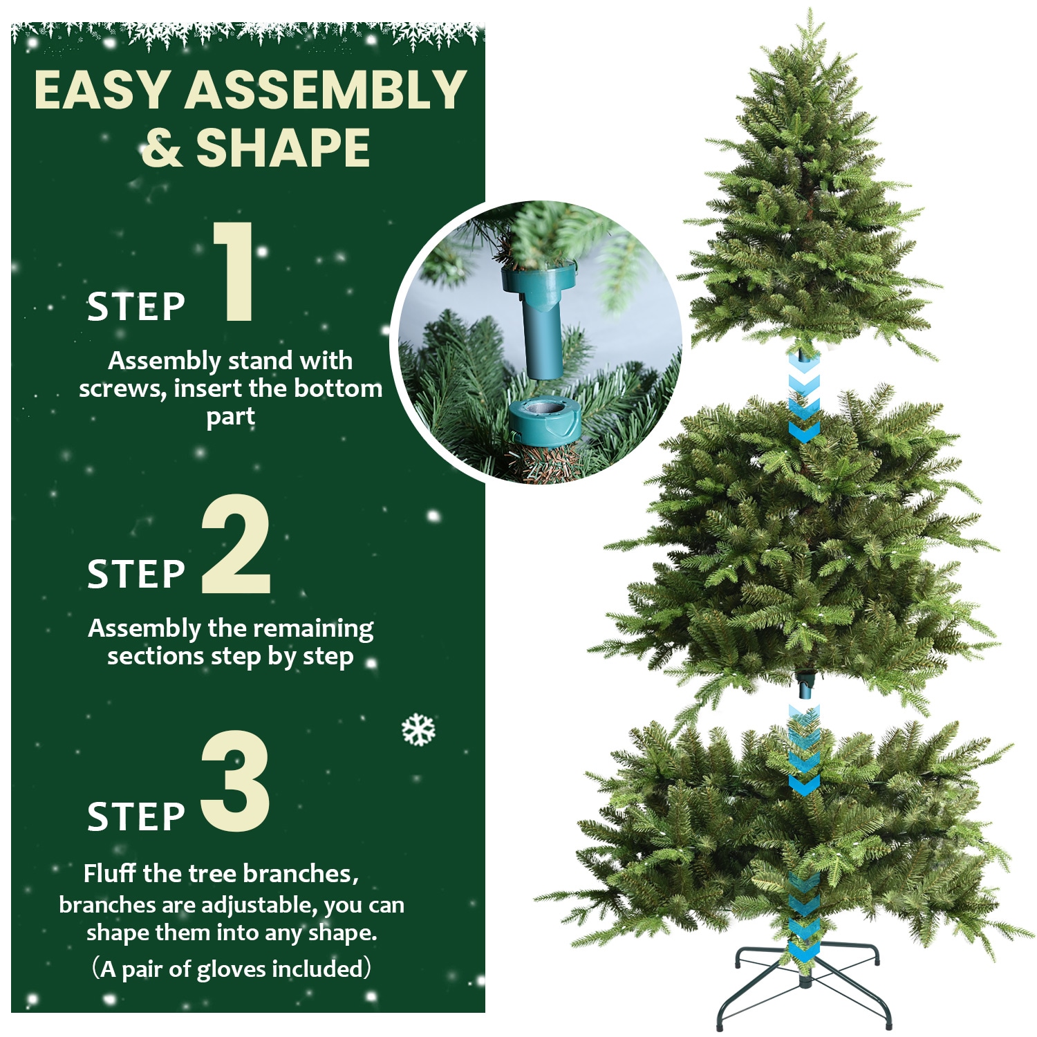 LIVIZA LMCT-PP344017 Artificial-Christmas-Trees - View #7