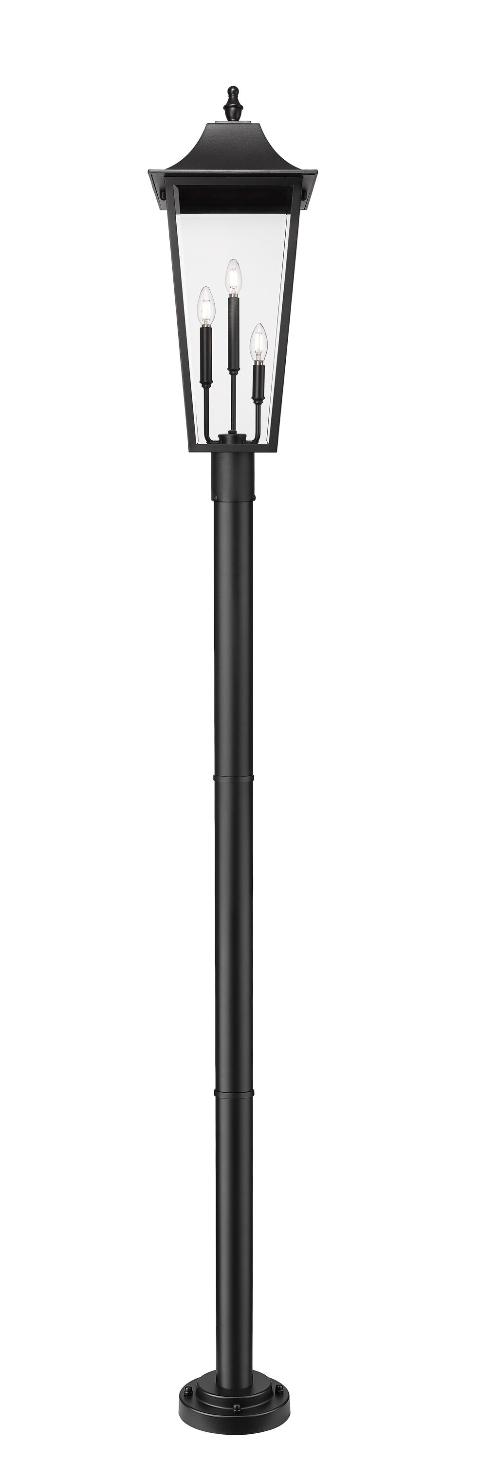 Z-Lite 5008PHXLR-5012P-BK Complete-Post-Lights - View #5