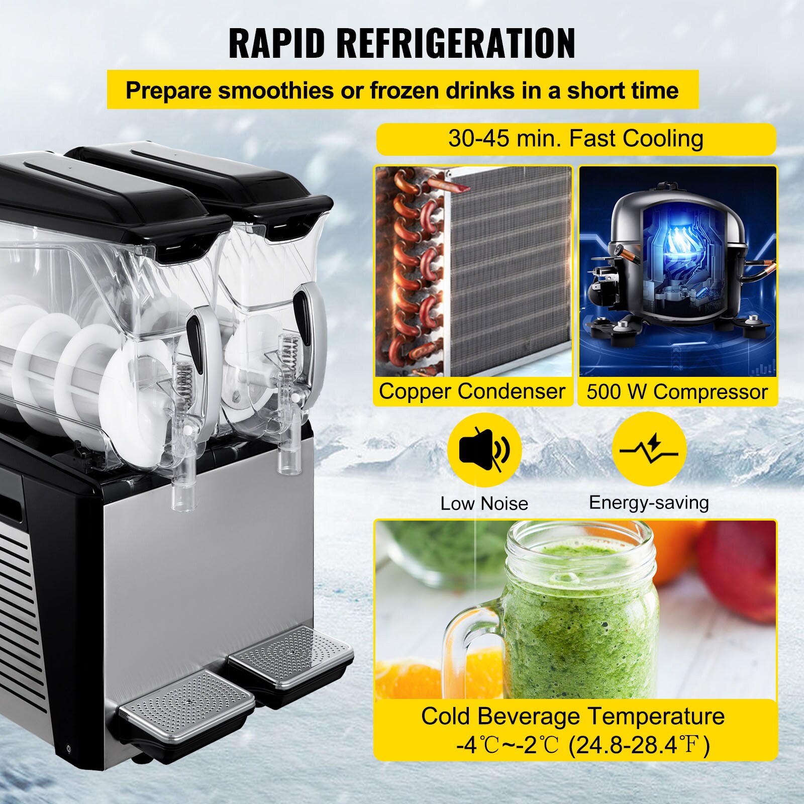 VEVOR SCXRJ2GXRJ1007347V1 Frozen-Drink-Makers - View #5