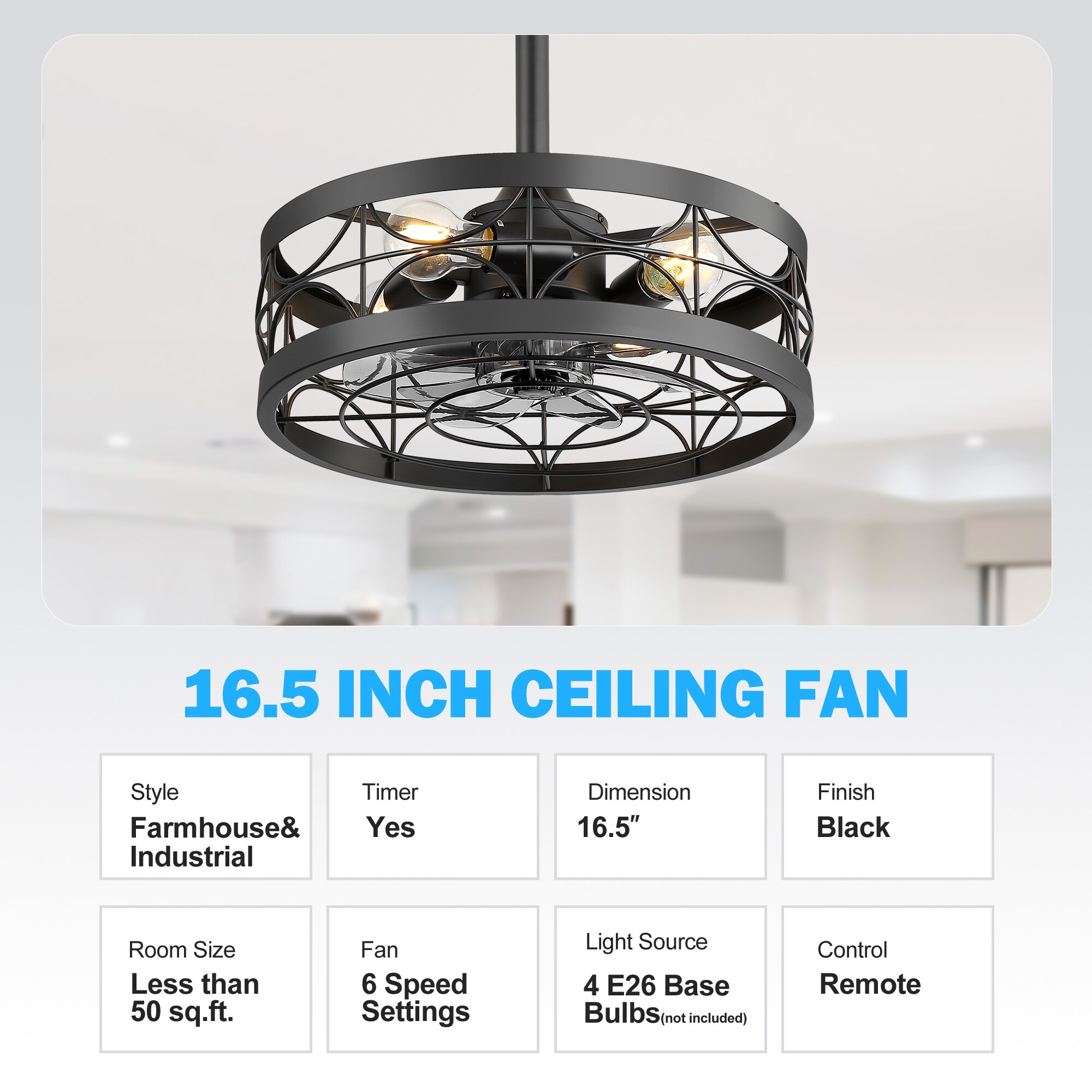 Breezary 35003-BK Ceiling-Fans - View #11