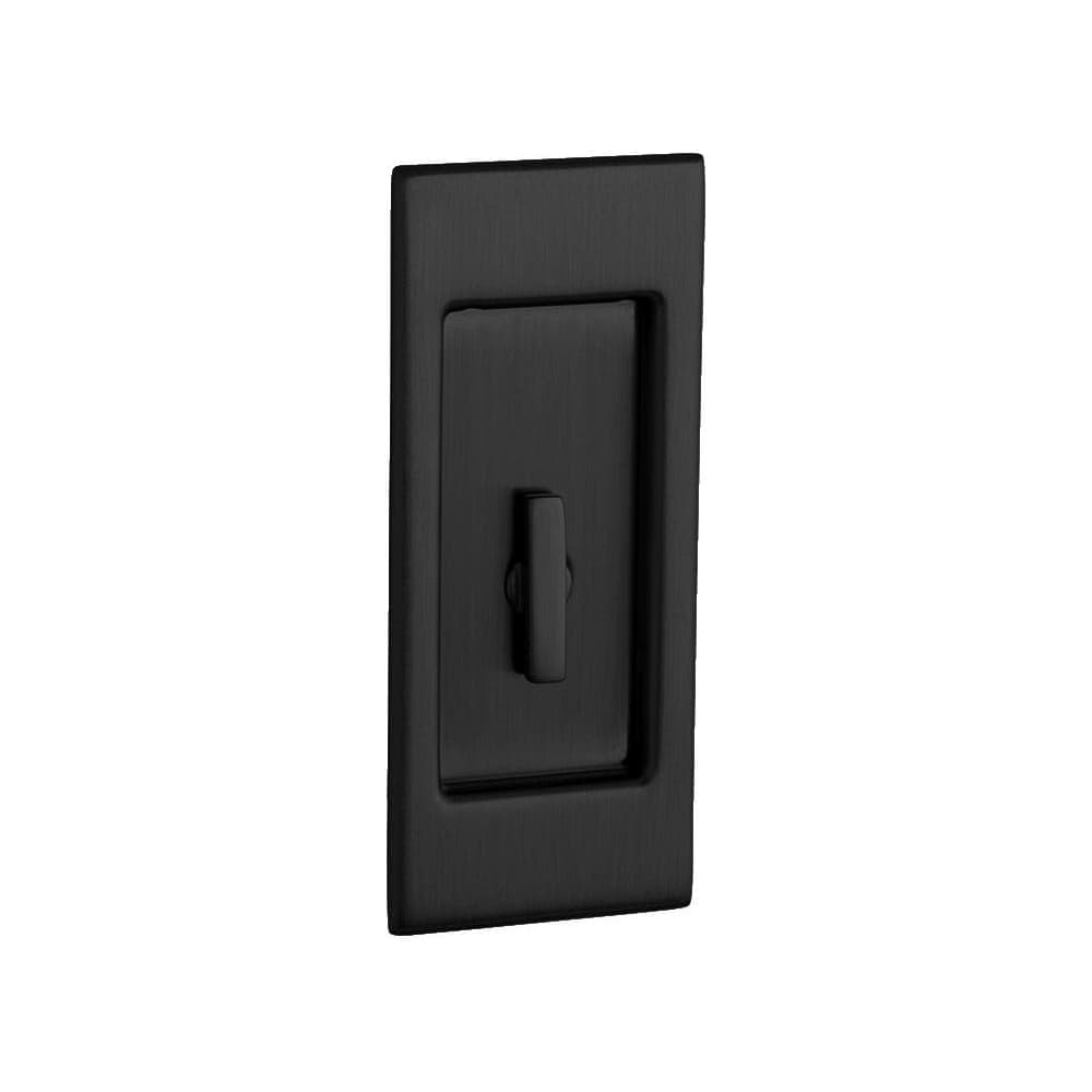 Baldwin  PD006.KT Santa Monica Style Pocket Door Interior Privacy Trim from the Estate Collection