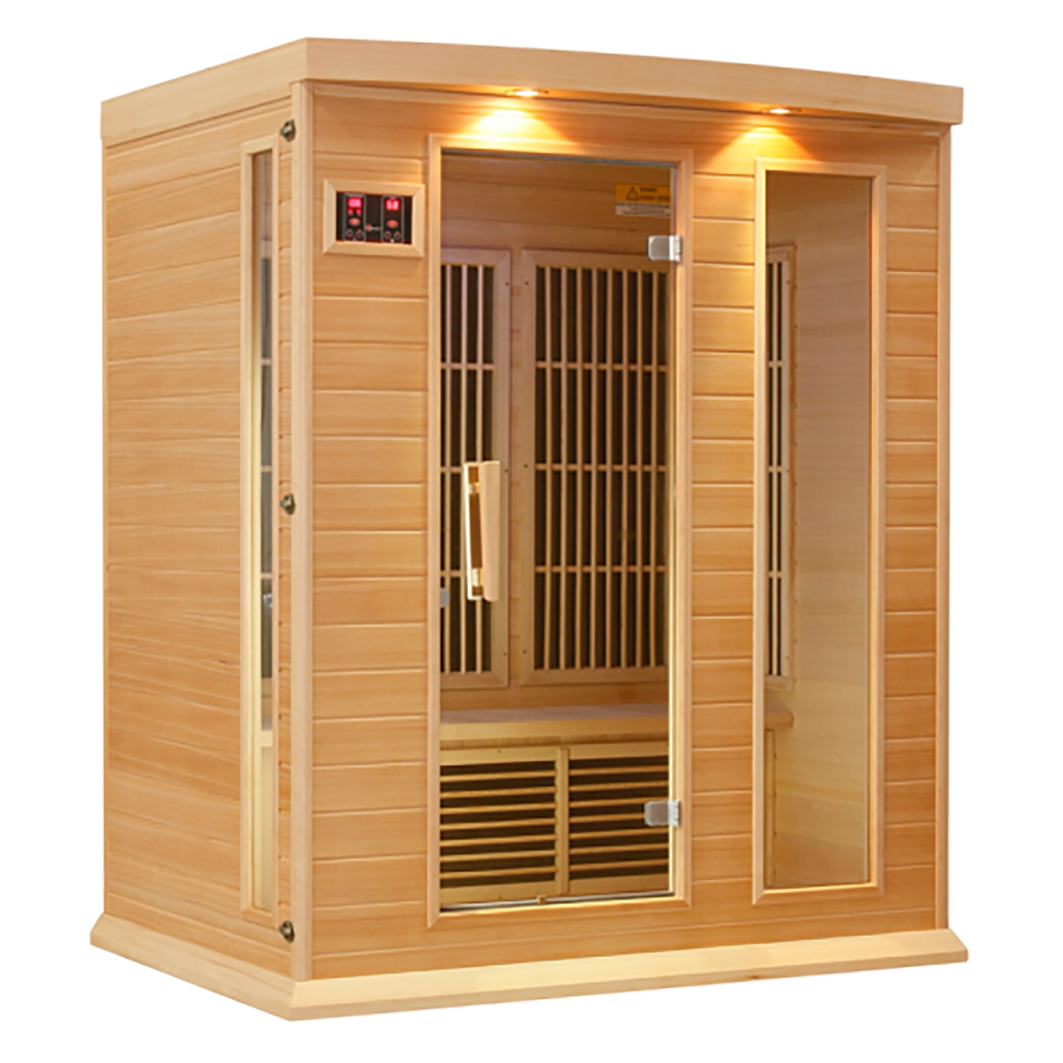 Better Life 75-in H x 64-in W x 44-in D Hemlock Fir Wood Sauna at 