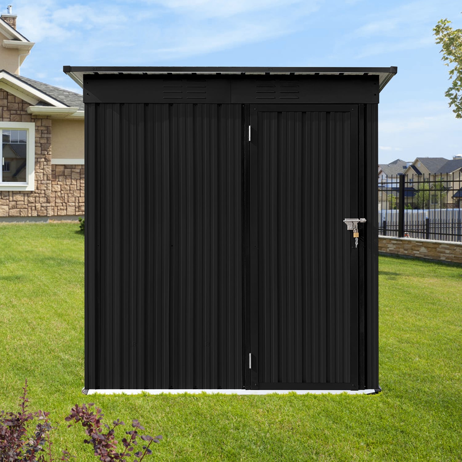 GZMR GM-W1371 Metal-Storage-Buildings-Sheds - View #2