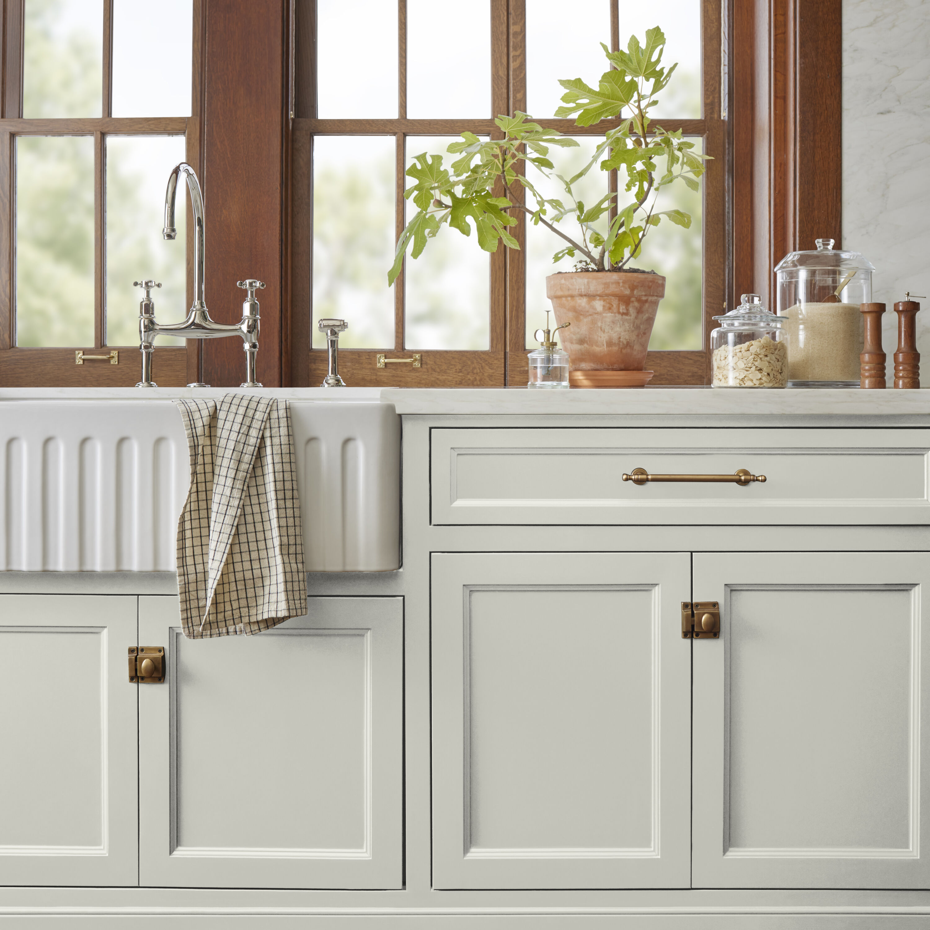 Our Hopeful Home: How To Install Farmhouse Kitchen Towel Bars