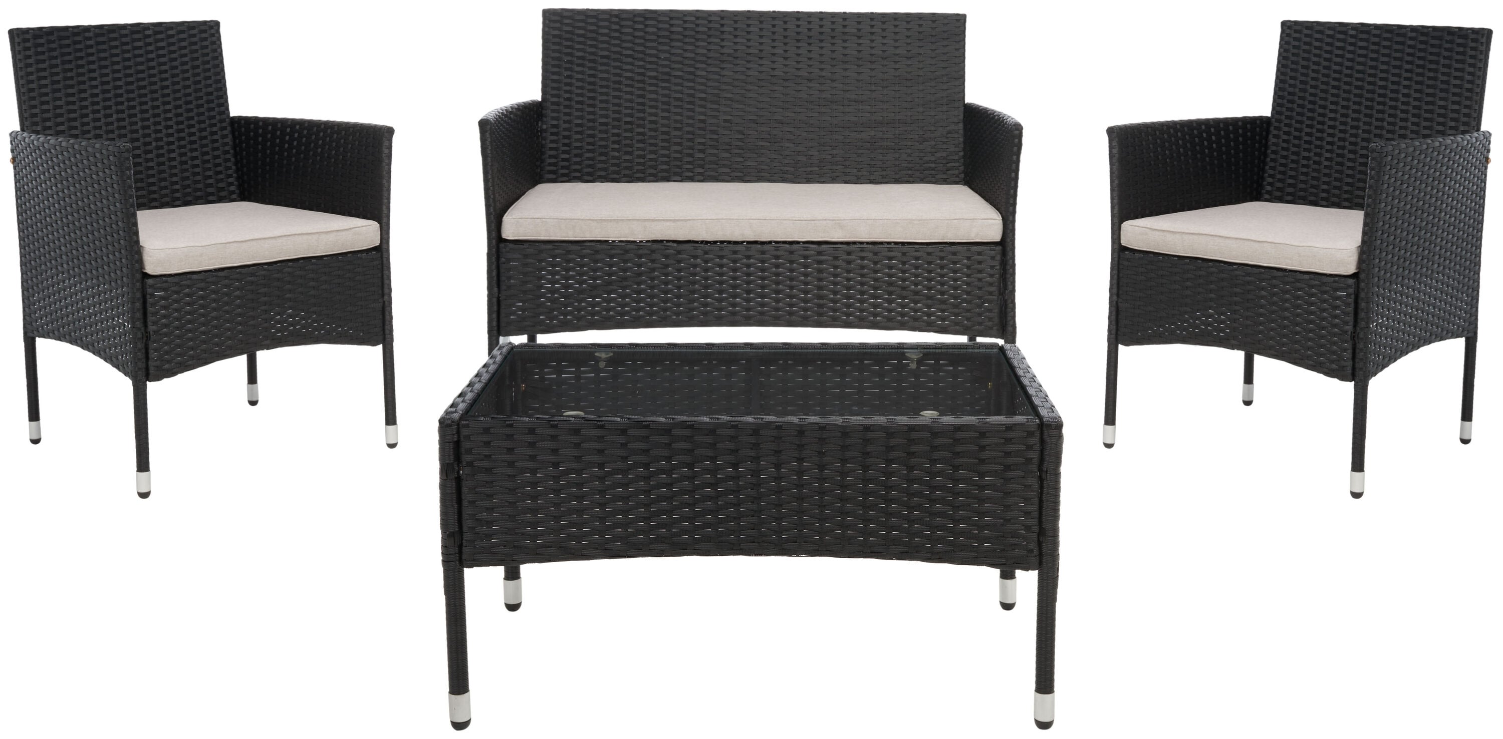 Safavieh PAT7504E Patio-Conversation-Sets - View #2