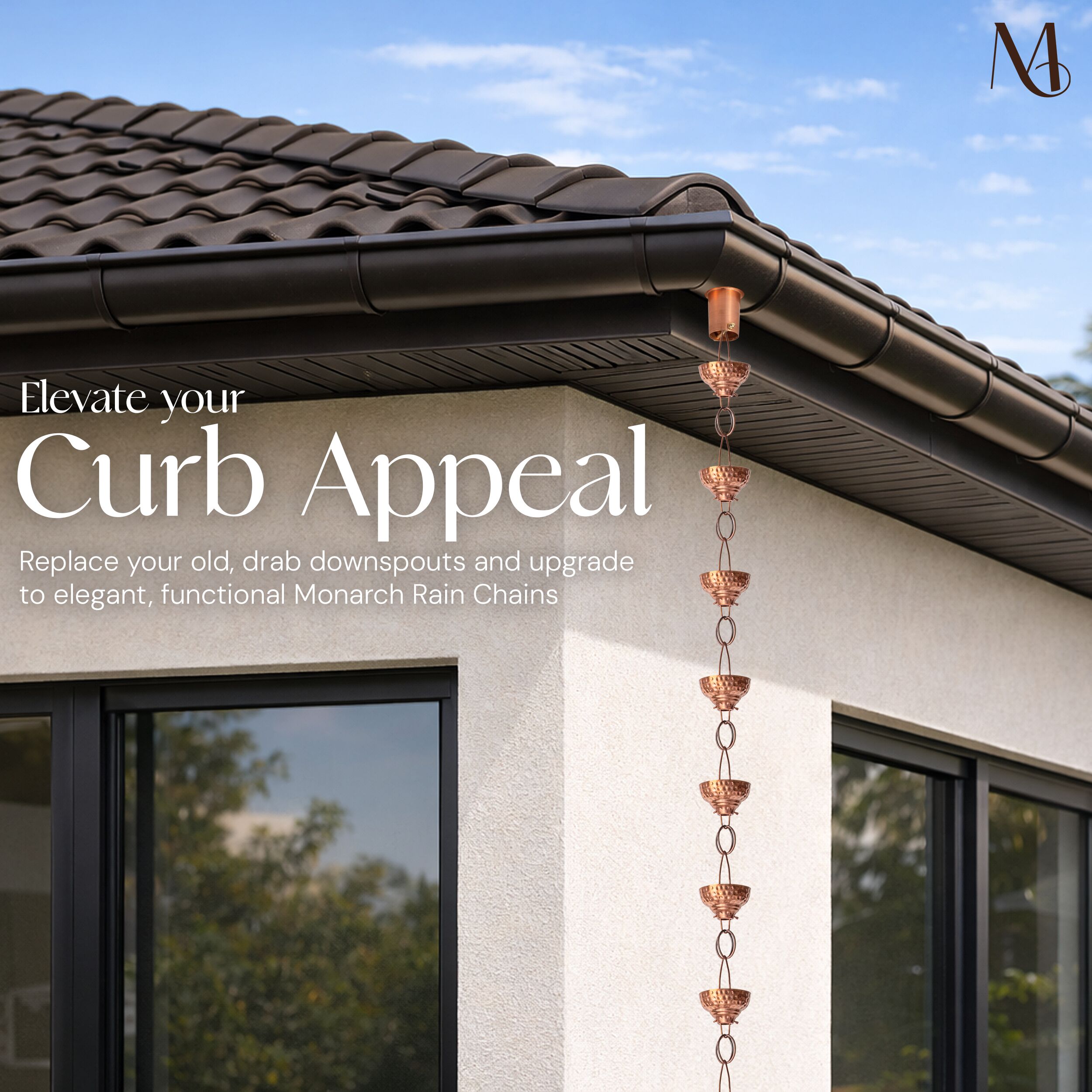 Monarch Rain Chains 29027 Rain-Chains - View #6