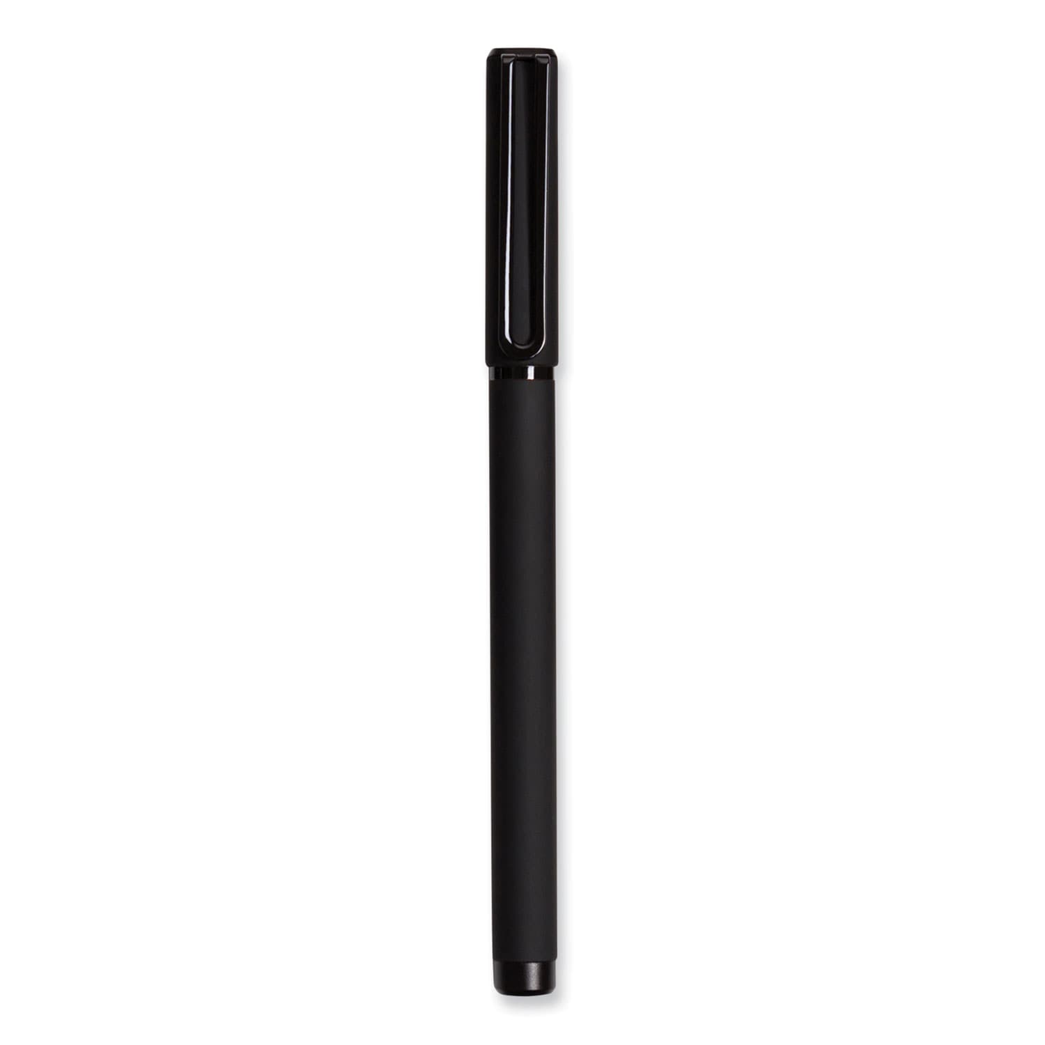 U Brands ESNUBR5007U0124 Catalina Soft Touch Porous Point Pen Stick Fine 0.7 mm Black Ink Black Barrel Dozen