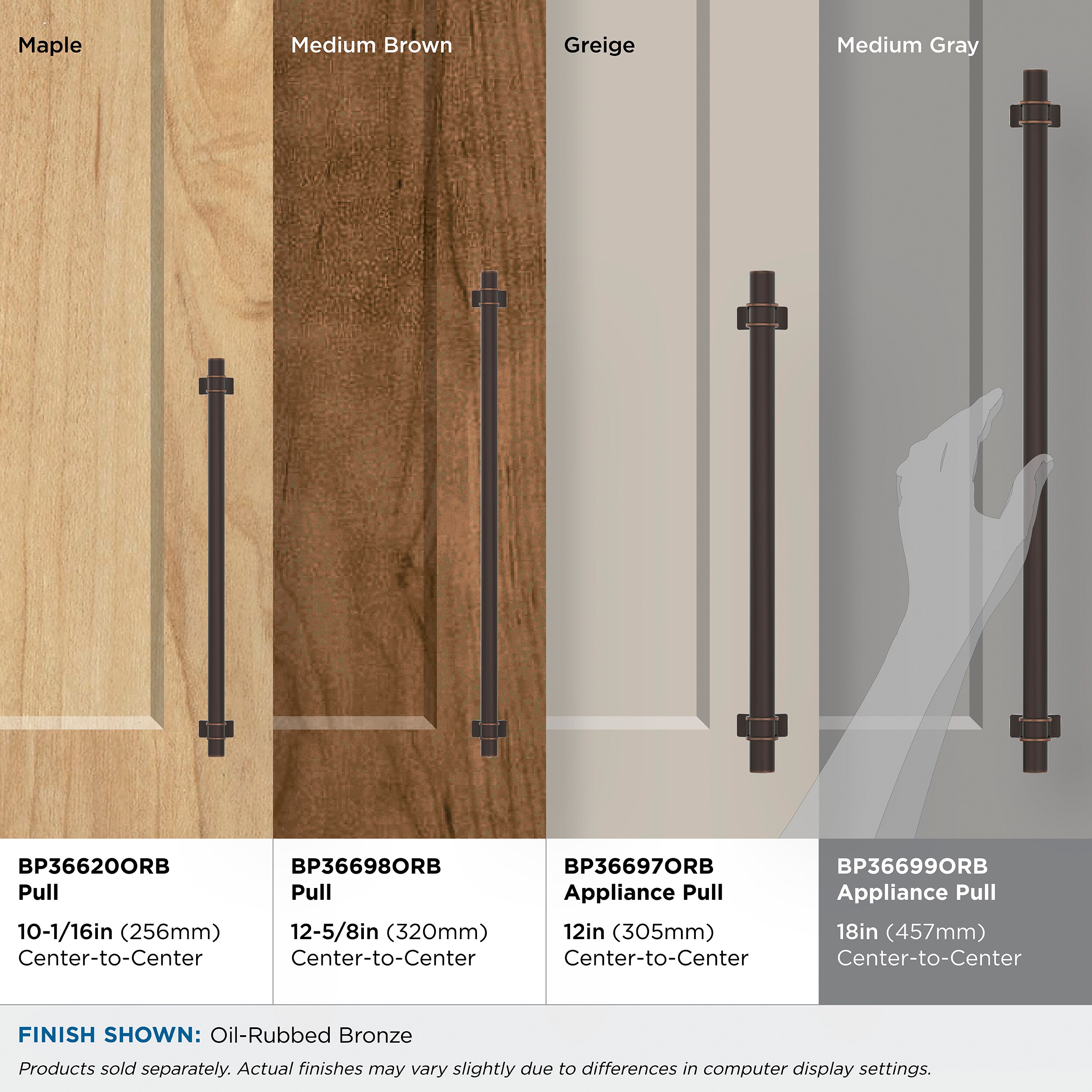 Amerock BP36699ORB Cabinet-Pulls - View #6