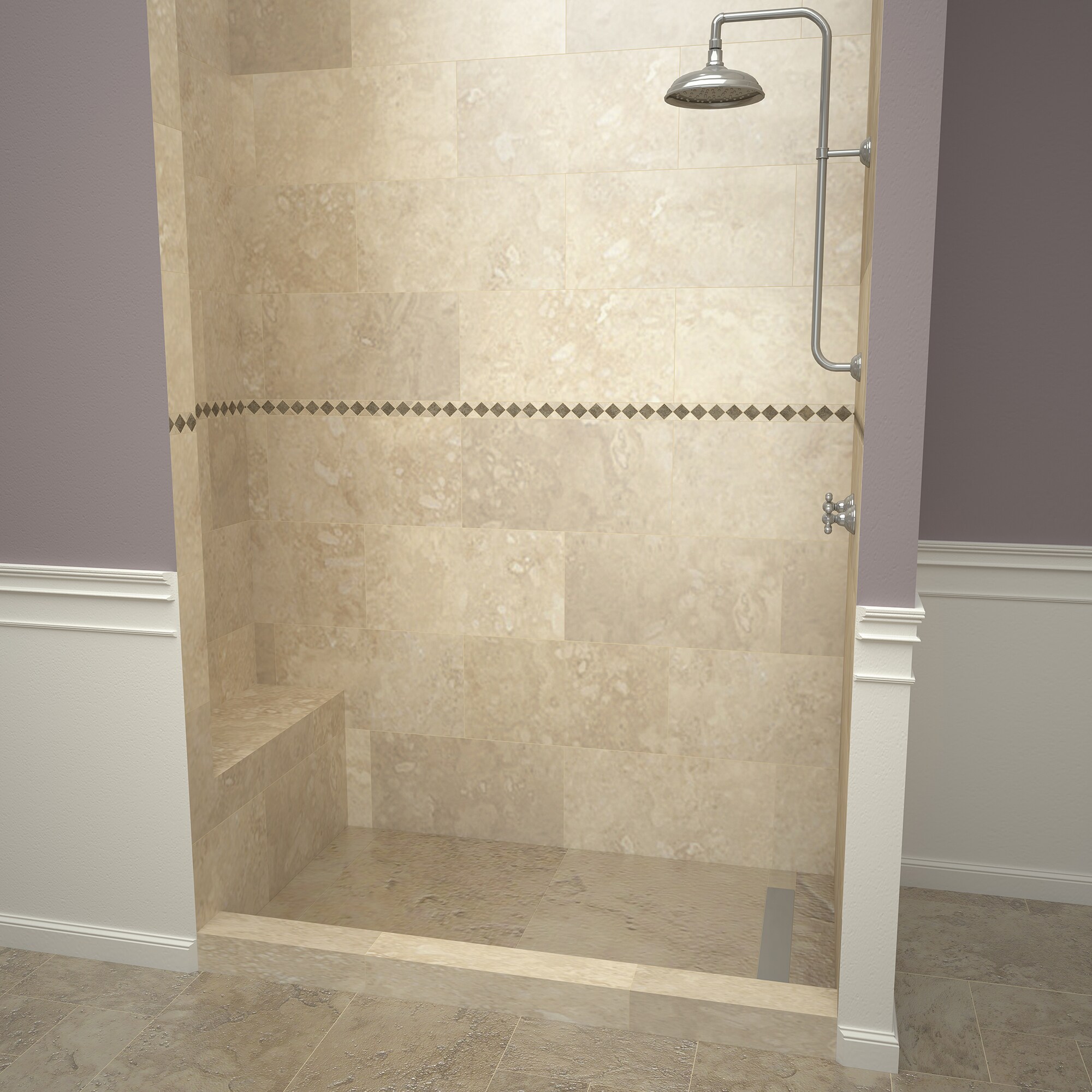 Tileable Corner Shower Seat